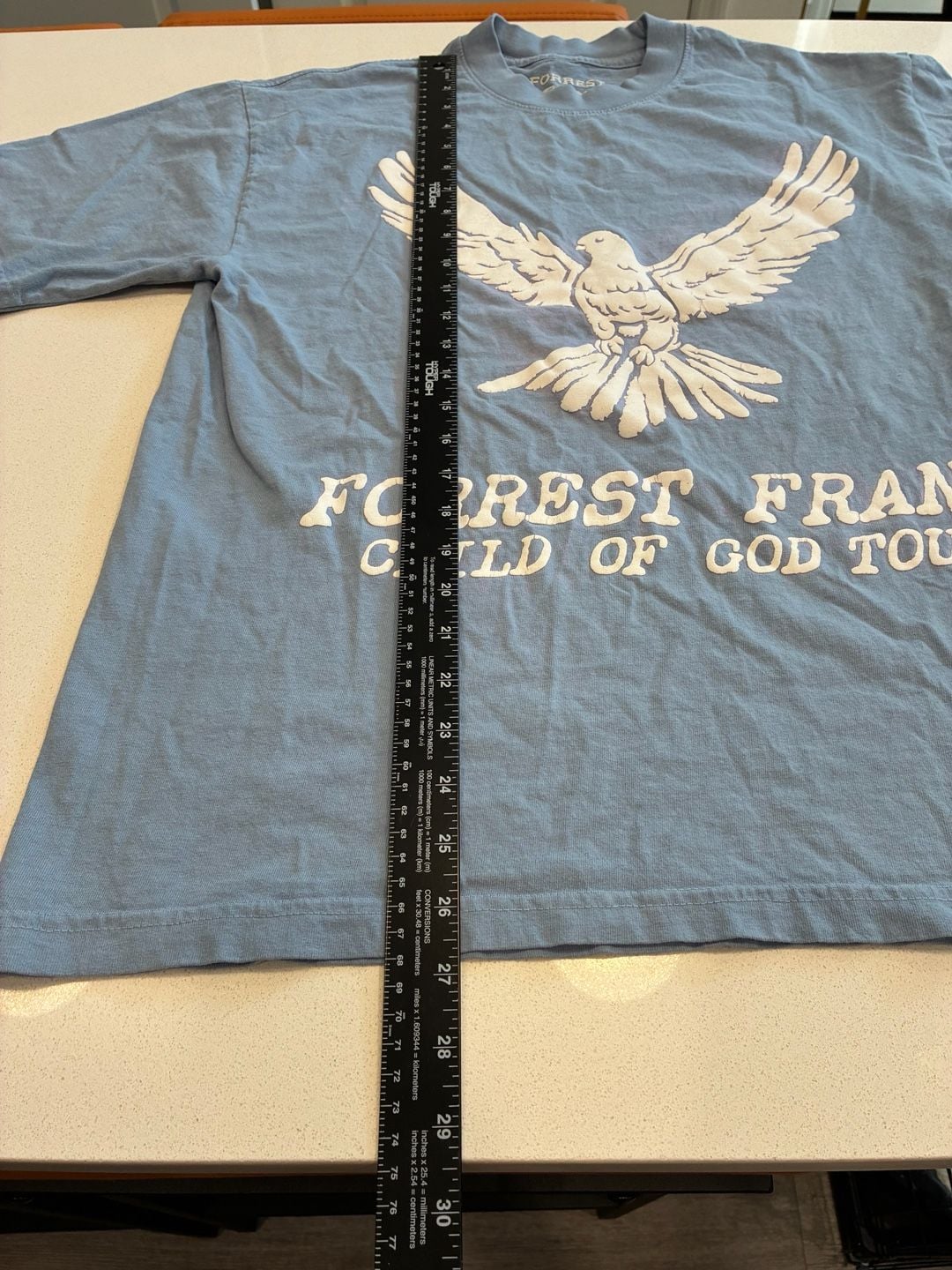 Forrest Frank Child Of God Tour 2025 T-Shirt Size Medium Blue 7