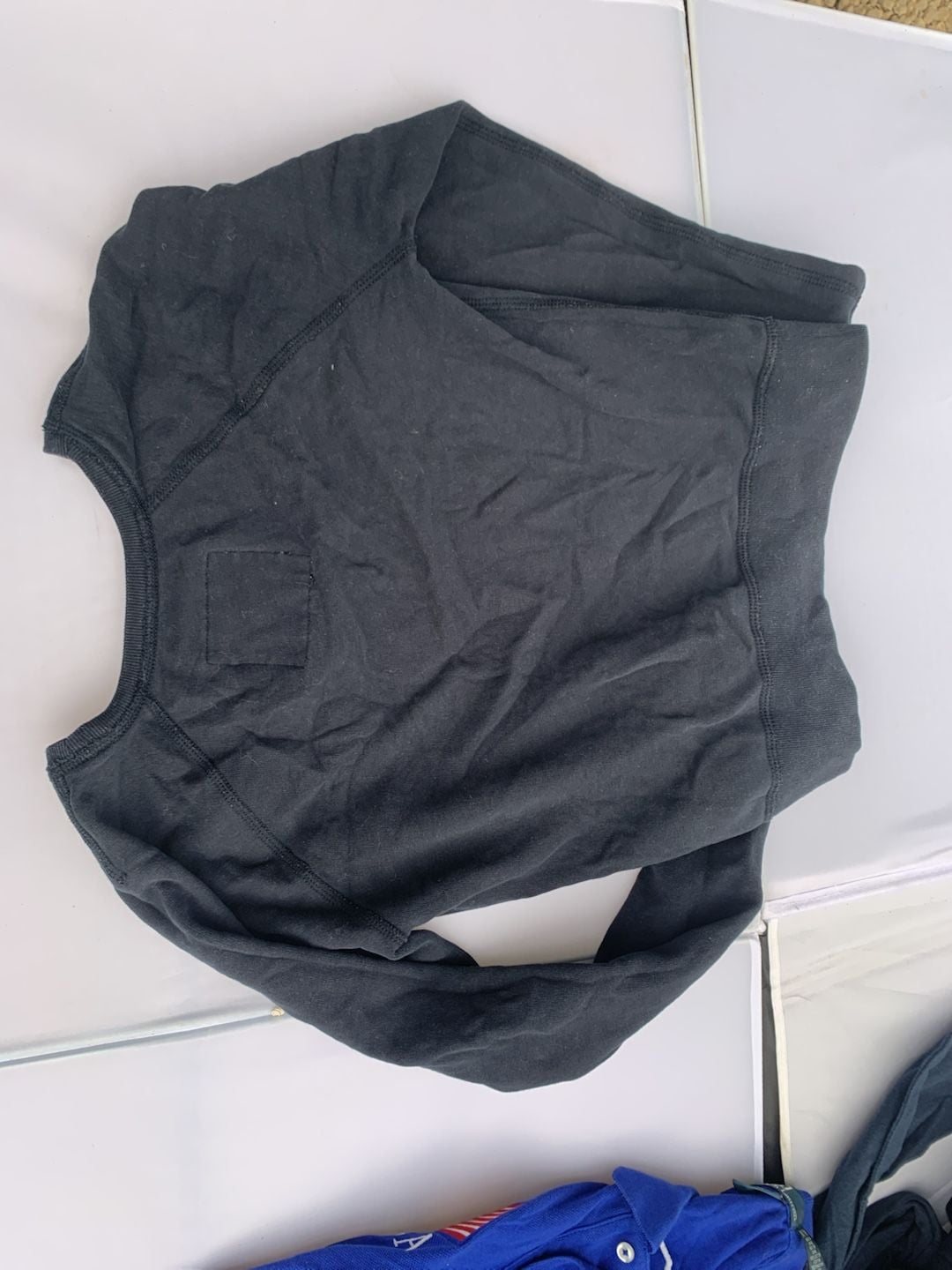 Abercrombie Kids Sweatshirt Size L Black Athletics 92 Megaphone Applique 1b 6