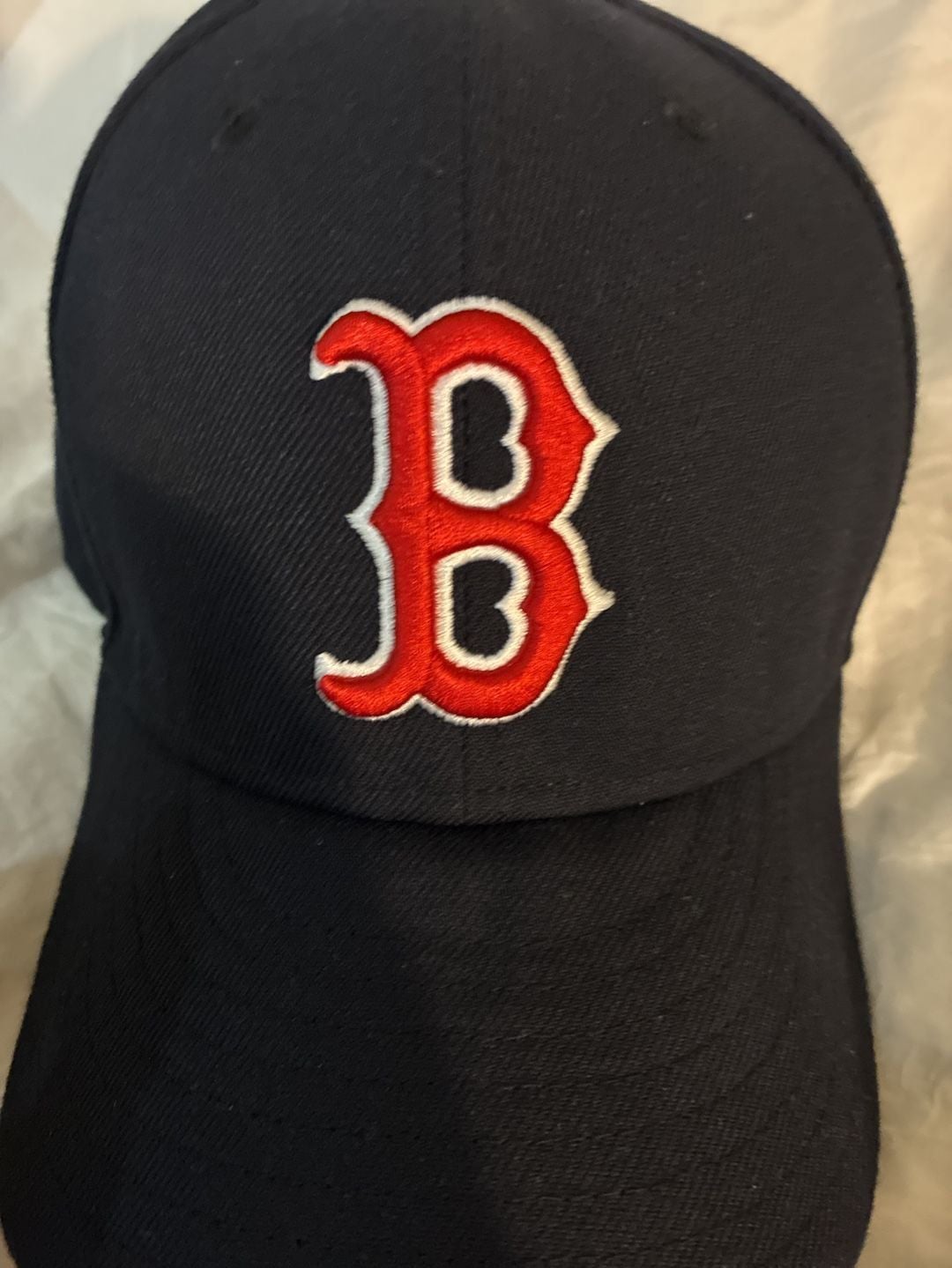 New Era Boston Red Sox 59FIFTY Size 7 1/4 Navy Fitted Cap 9