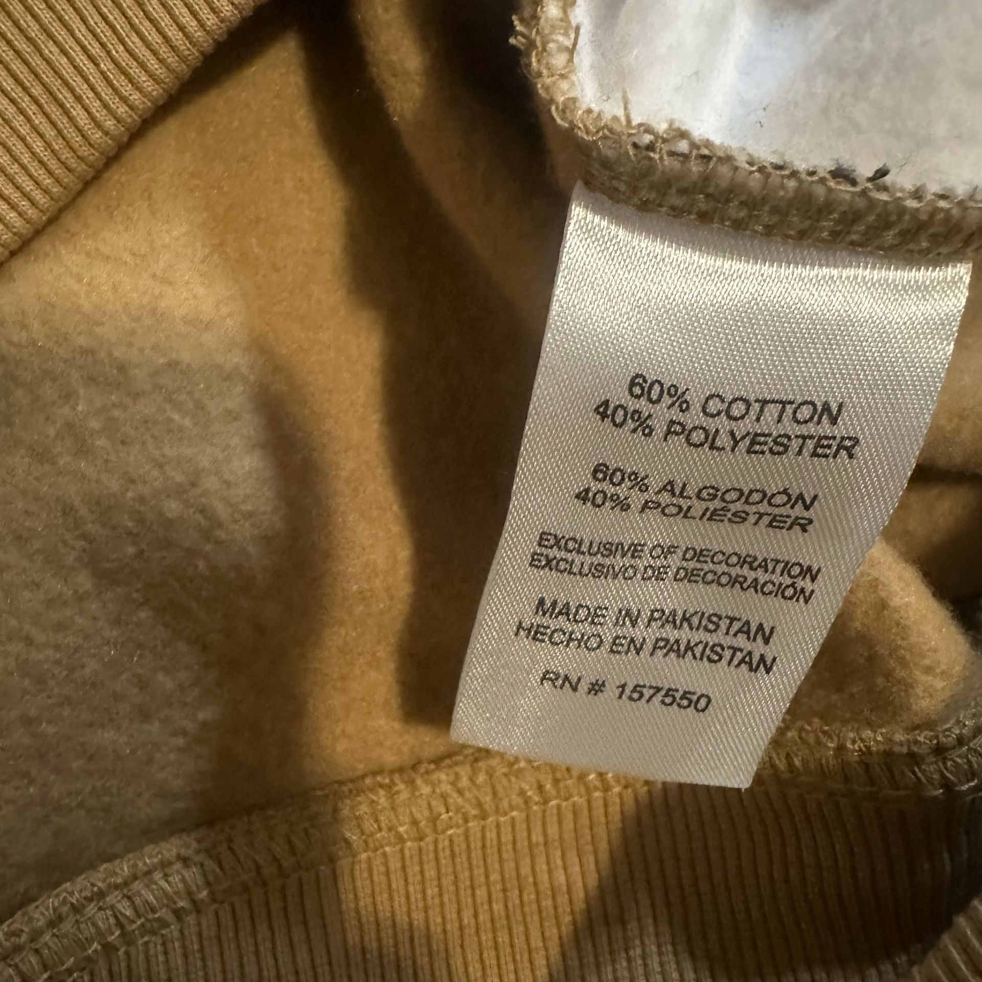 Tahari Colorblock Hoodie Tan Black White-L 6