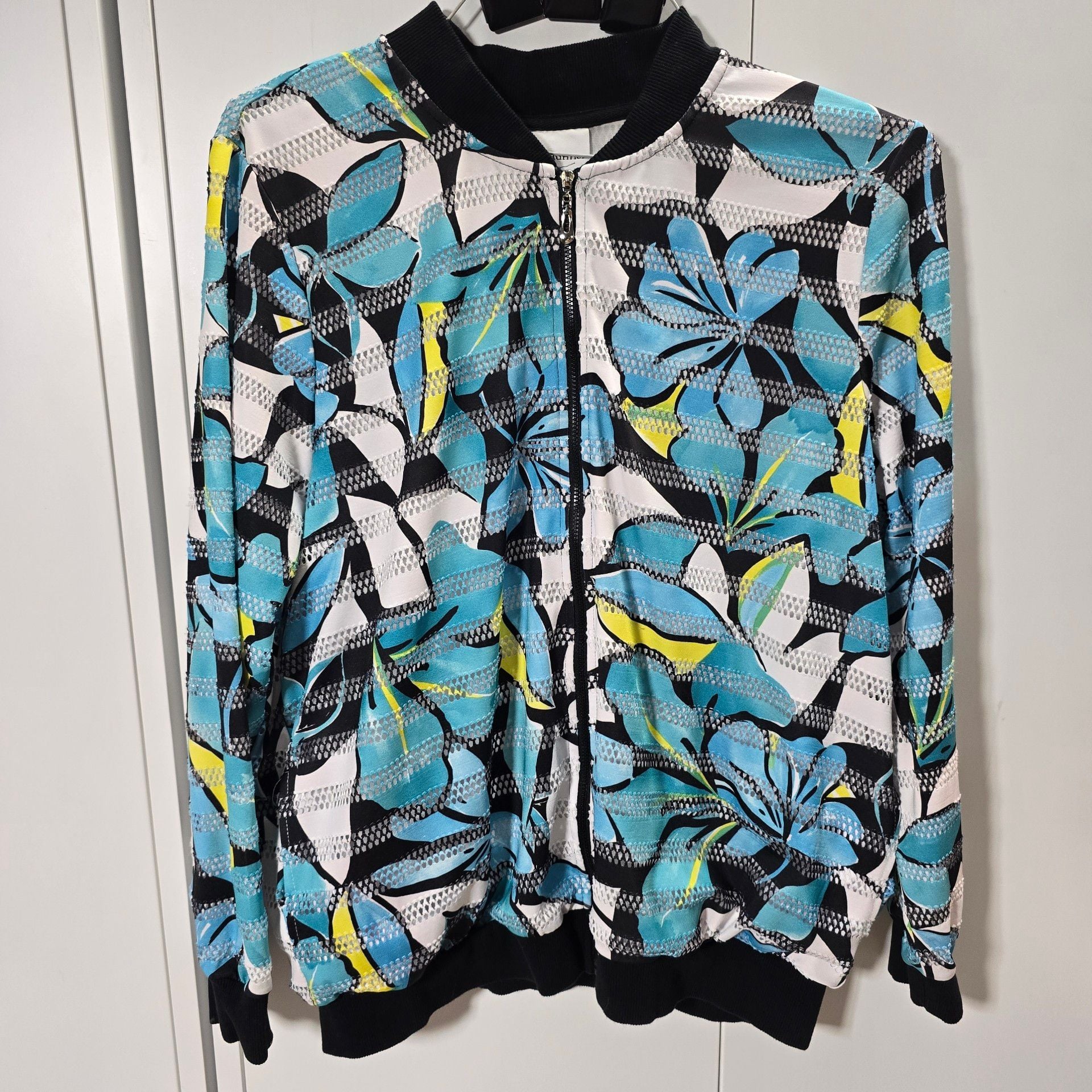 Alfred Dunner Floral Bomber Jacket 2