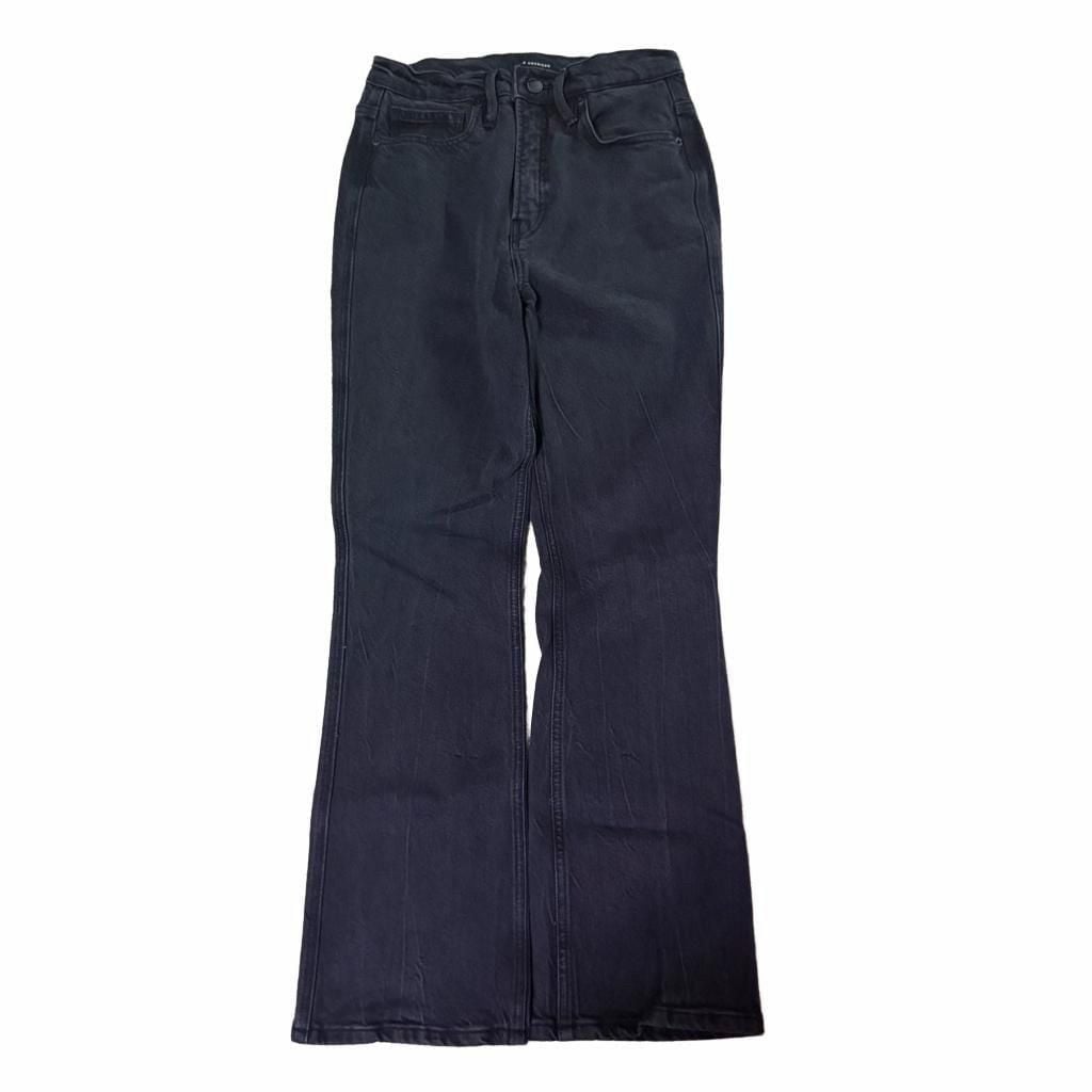 Good American Good Standard Kick Flare Size 0/25 Black Jeans 2
