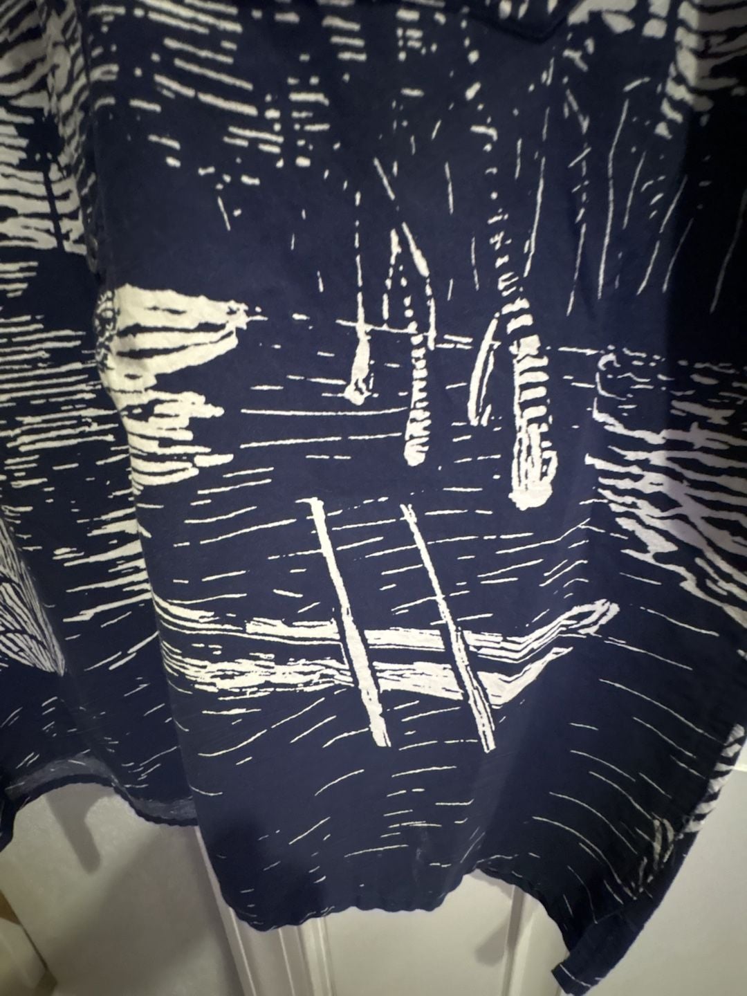 The Territory Ahead Shirt Size M Blue Beach Vacation 5