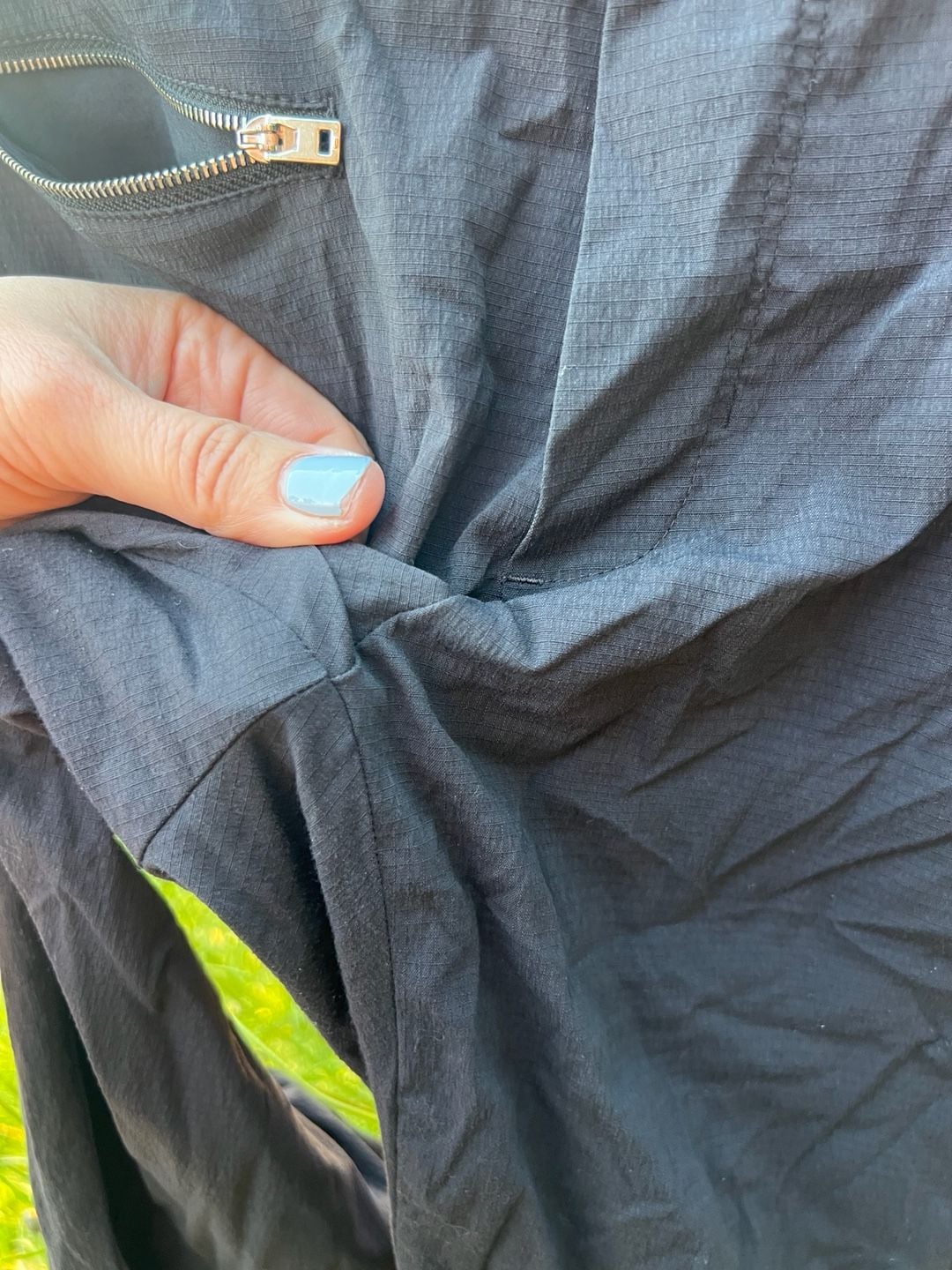 Athleta Mod Trekkie Pants Size S Black Zip Pocket 4