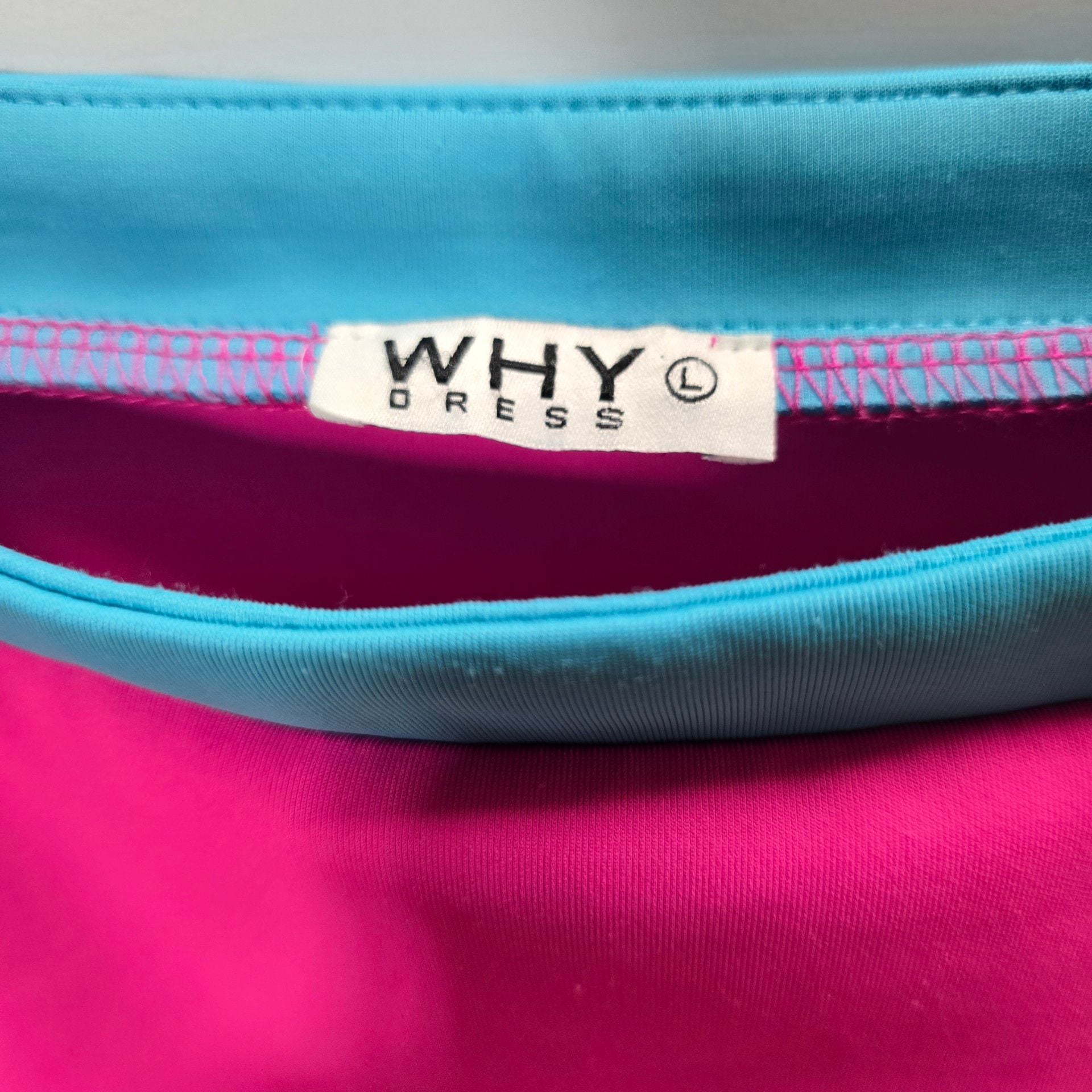 Why Dress Colorblock Mini Dress 3