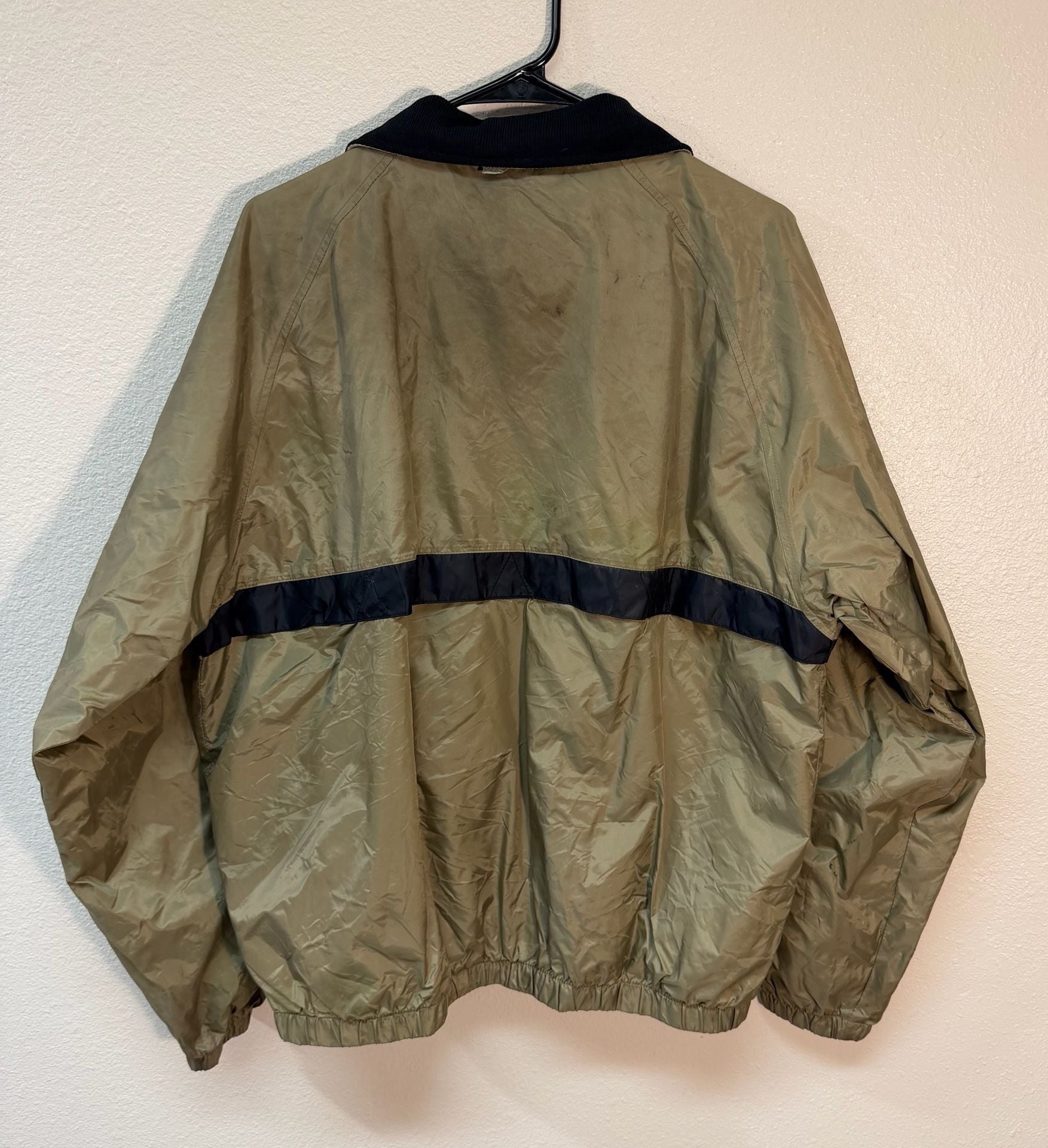 Dunbrooke Freightliner Clubhouse Jacket Size L Bronze Nylon Windbreaker 9