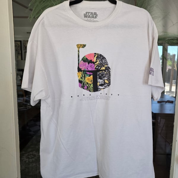 Neff Star Wars Boba Fett Graphic T-Shirt XL White