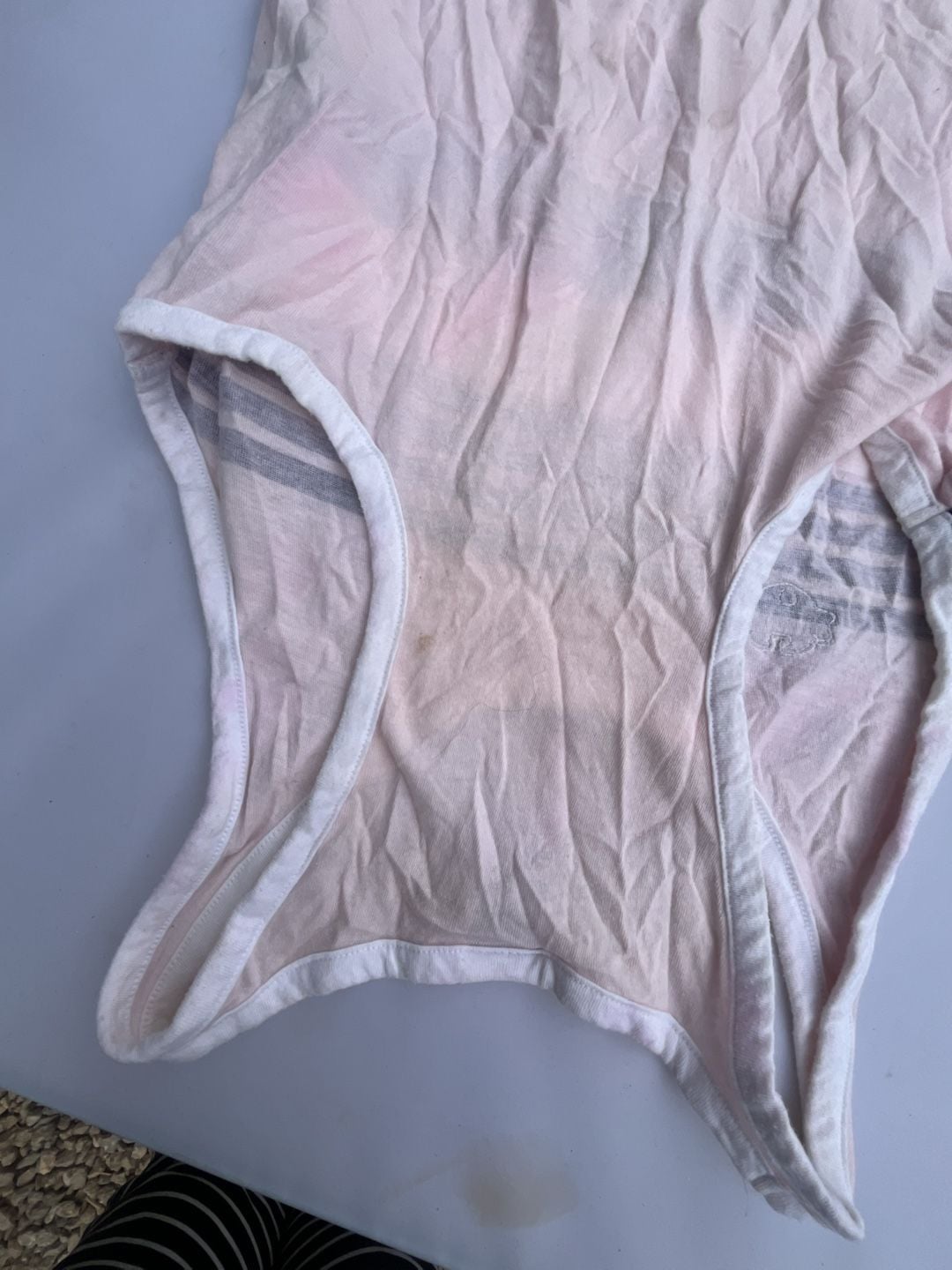 Victoria's Secret Pink Striped Tank Top Size XS Pink Blue White Racerback 6
