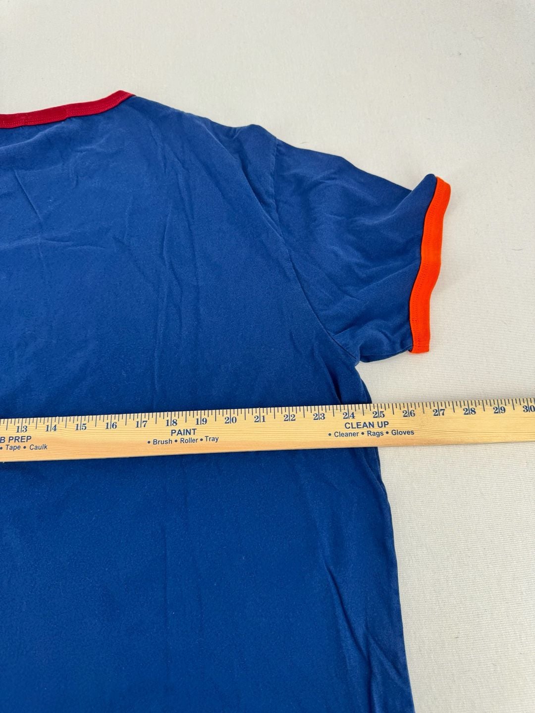 Polo Ralph Lauren Ringer T-Shirt Size XL Blue Yellow Red Trim 7