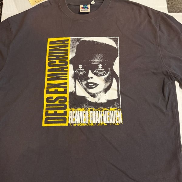 Deus Ex Machina Heavier Than Heaven T-Shirt Size XL Anthracite