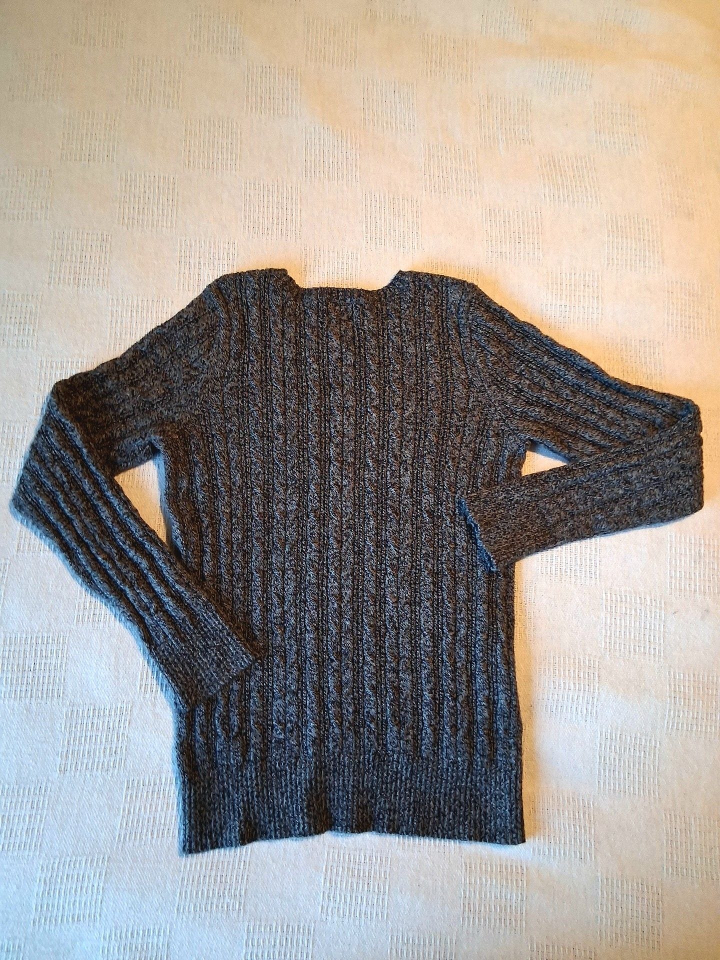 St. John's Bay Gray Cable Knit Sweater 5