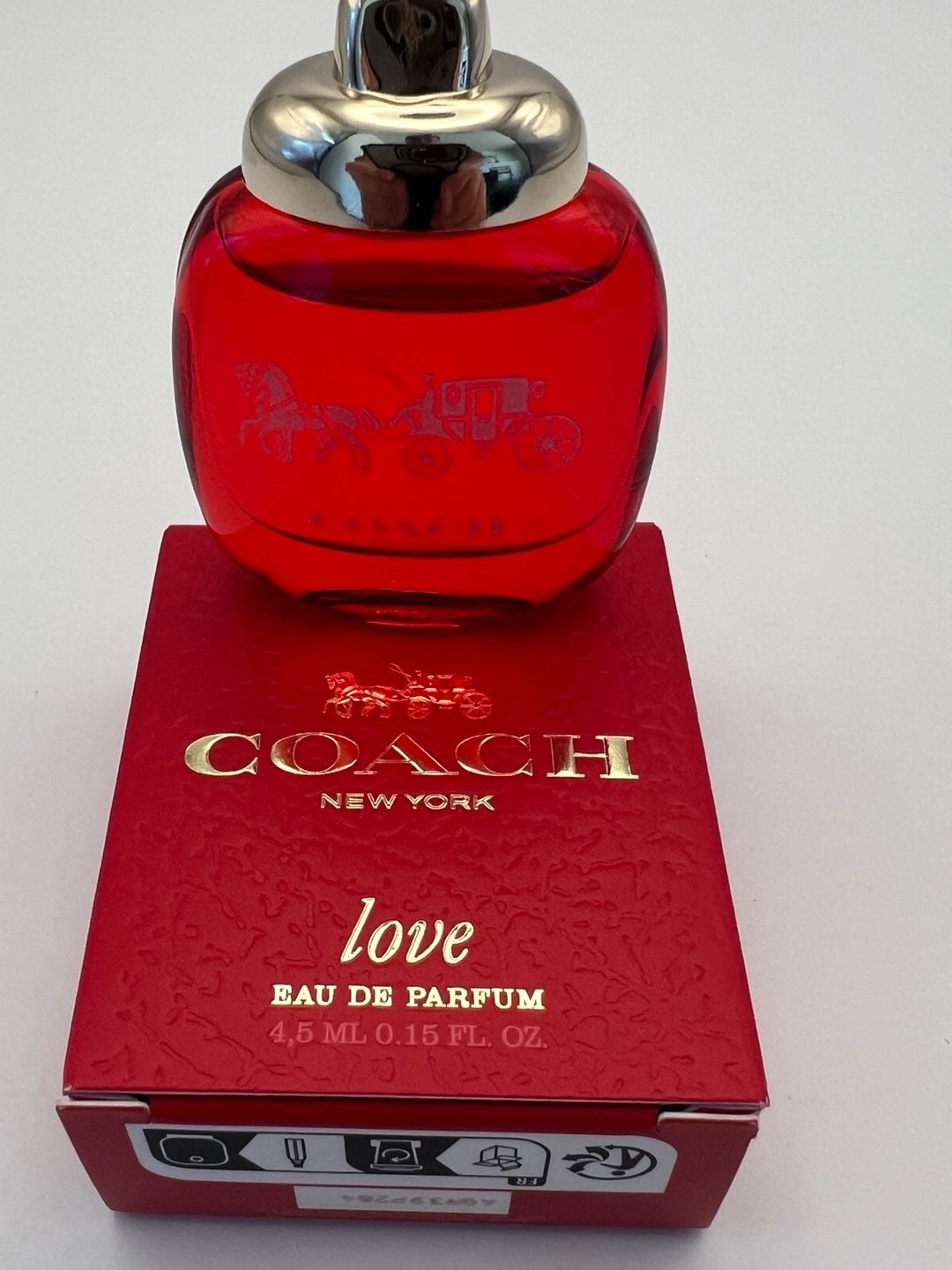 Coach Love Eau De Parfum 0.15 Fl. Oz. Mini Red 3