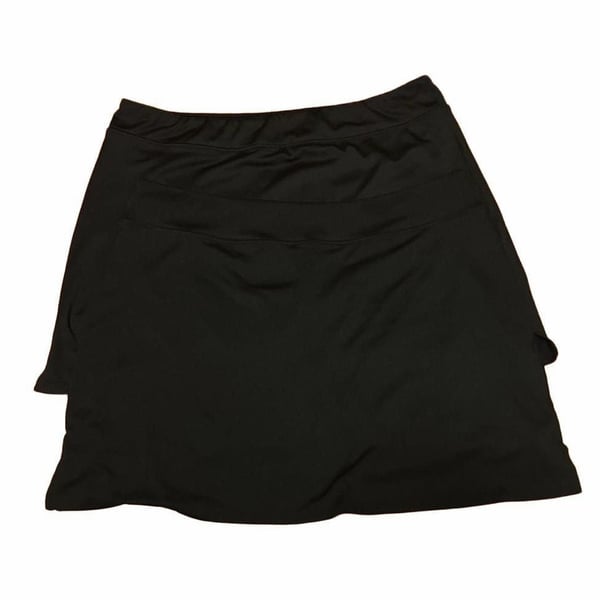 2-Tranquility Skort Size Large Black Athletic Activewear (bundle)