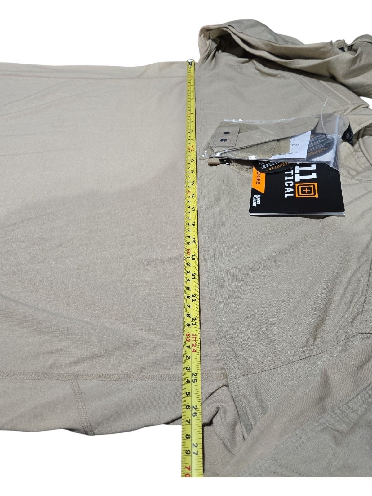 5.11 Tactical XPRT Rapid Shirt Size 2XL TDU Khaki Long Sleeve 8
