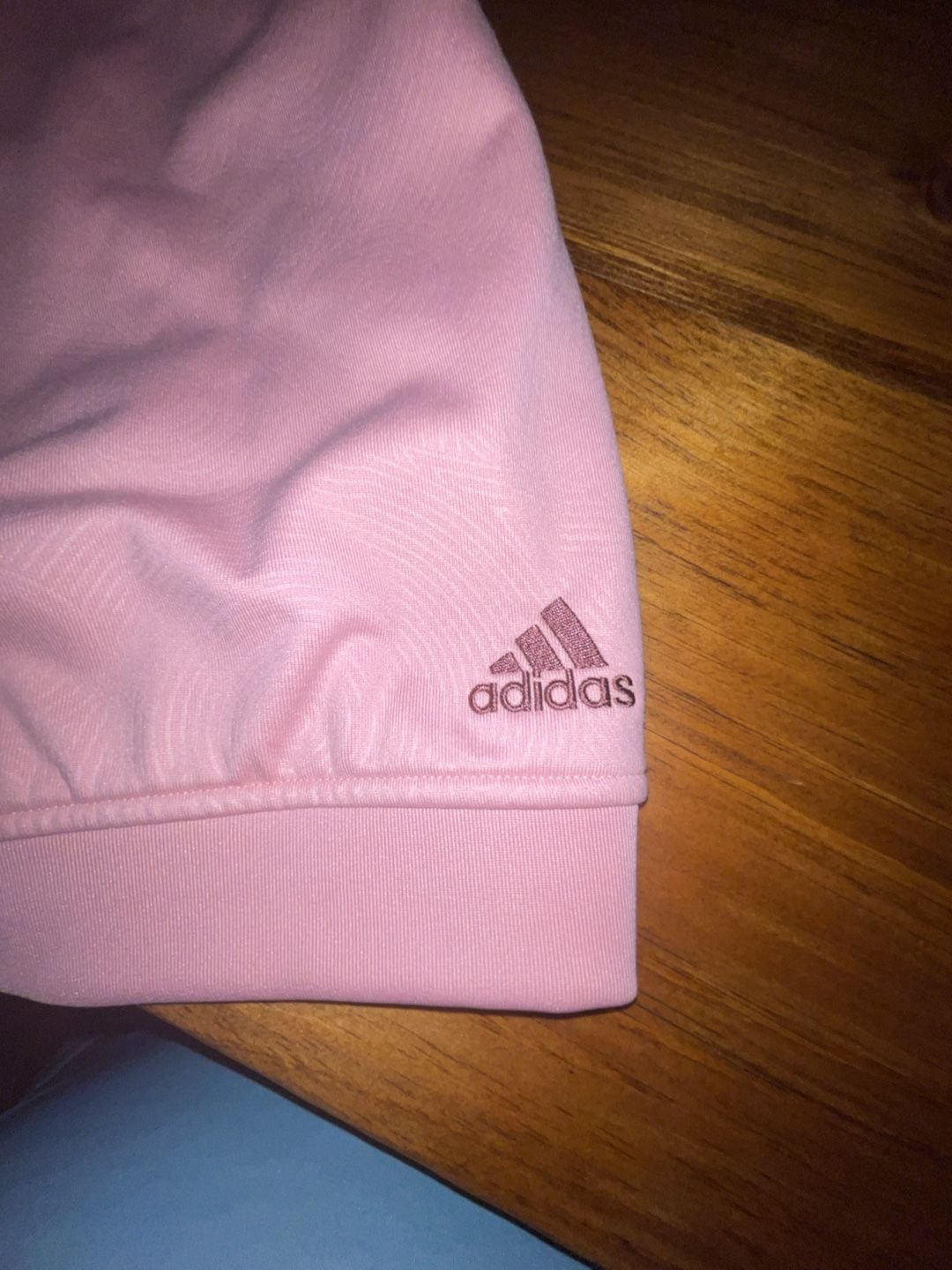 Adidas Future Icons Hoodie Size M Pink Fleece Pullover 8
