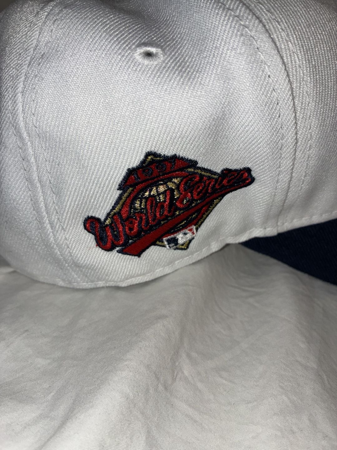 New Era Cleveland Indians 59FIFTY Size 7 1/4 1997 World Series Hat 6