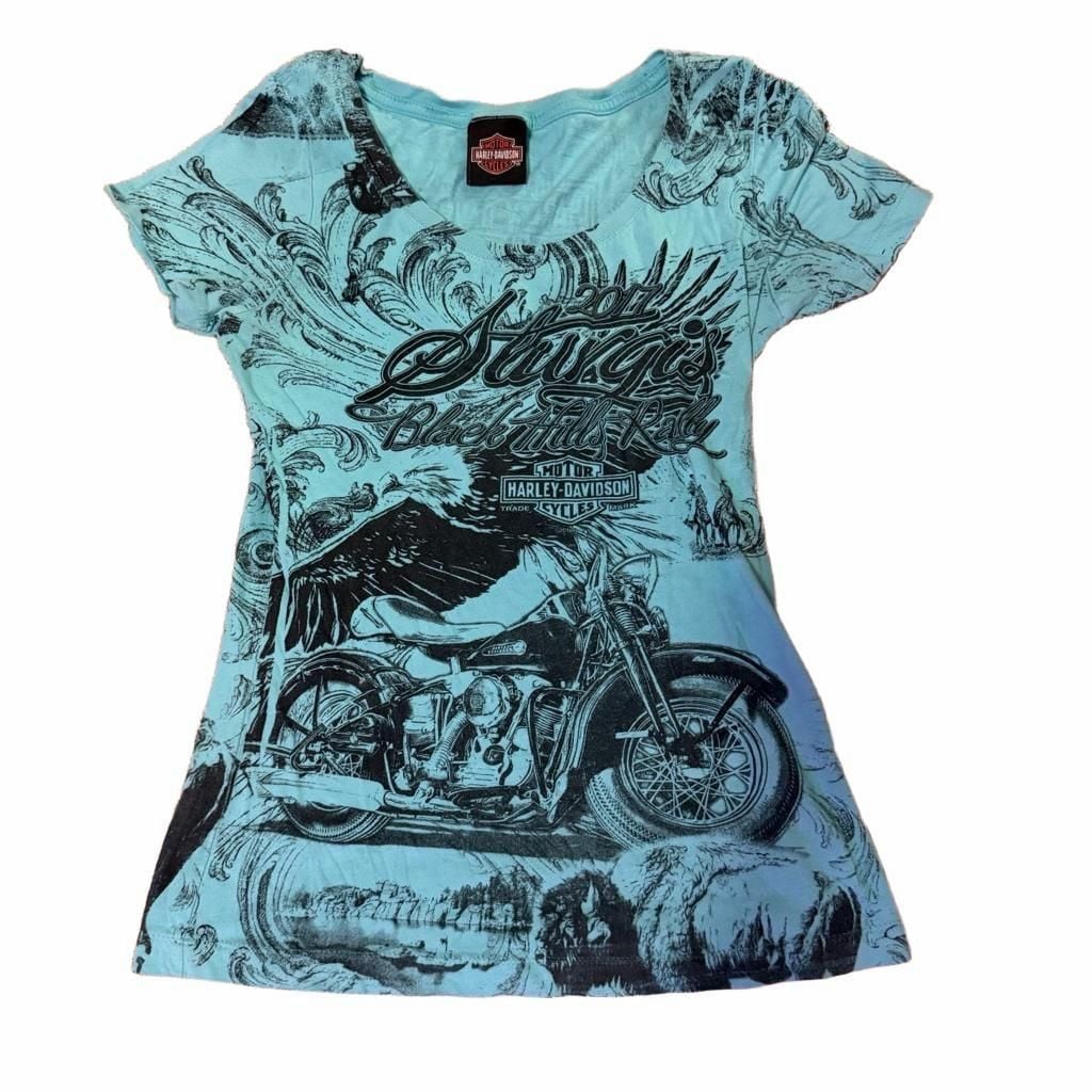 Harley-Davidson Sturgis Black Hills Rally Graphic T-Shirt Blue 2