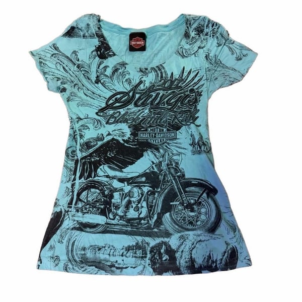 Harley-Davidson Sturgis Black Hills Rally Graphic T-Shirt Blue
