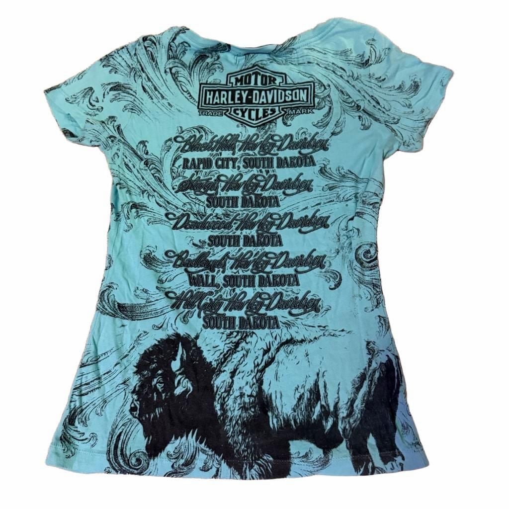 Harley-Davidson Sturgis Black Hills Rally Graphic T-Shirt Blue 3