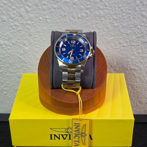 Invicta Specialty Watch 40mm Two-Tone Blue Dial