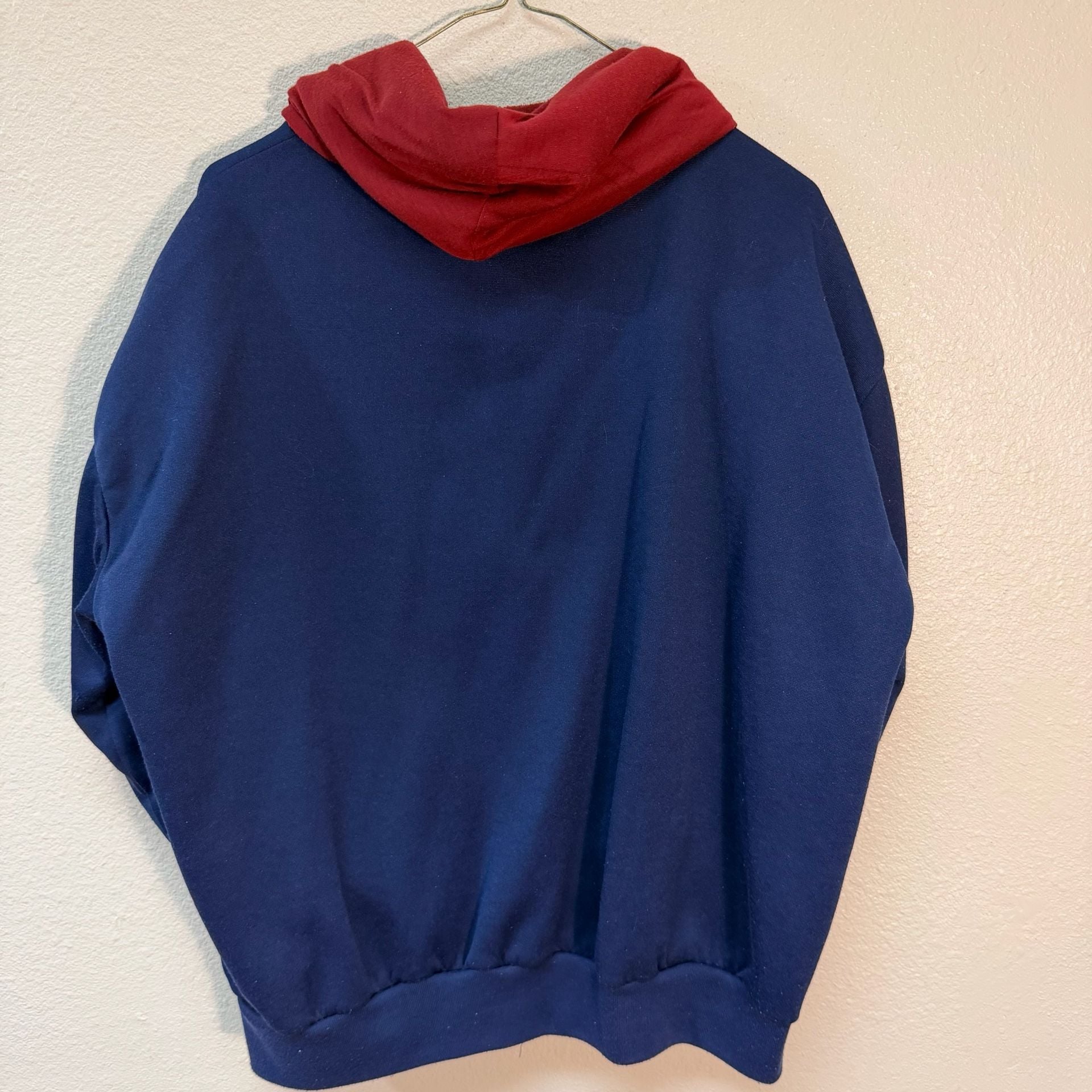 Northwest Territory Full Zip Hoodie Size XL Blue Red Fleece Jacket 7