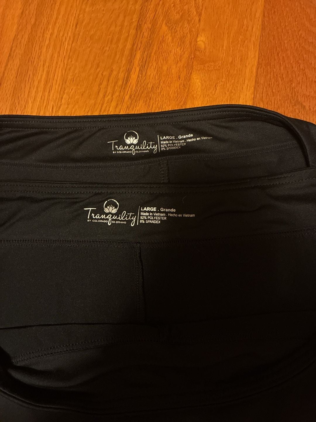 2-Tranquility Skort Size Large Black Athletic Activewear (bundle) 3