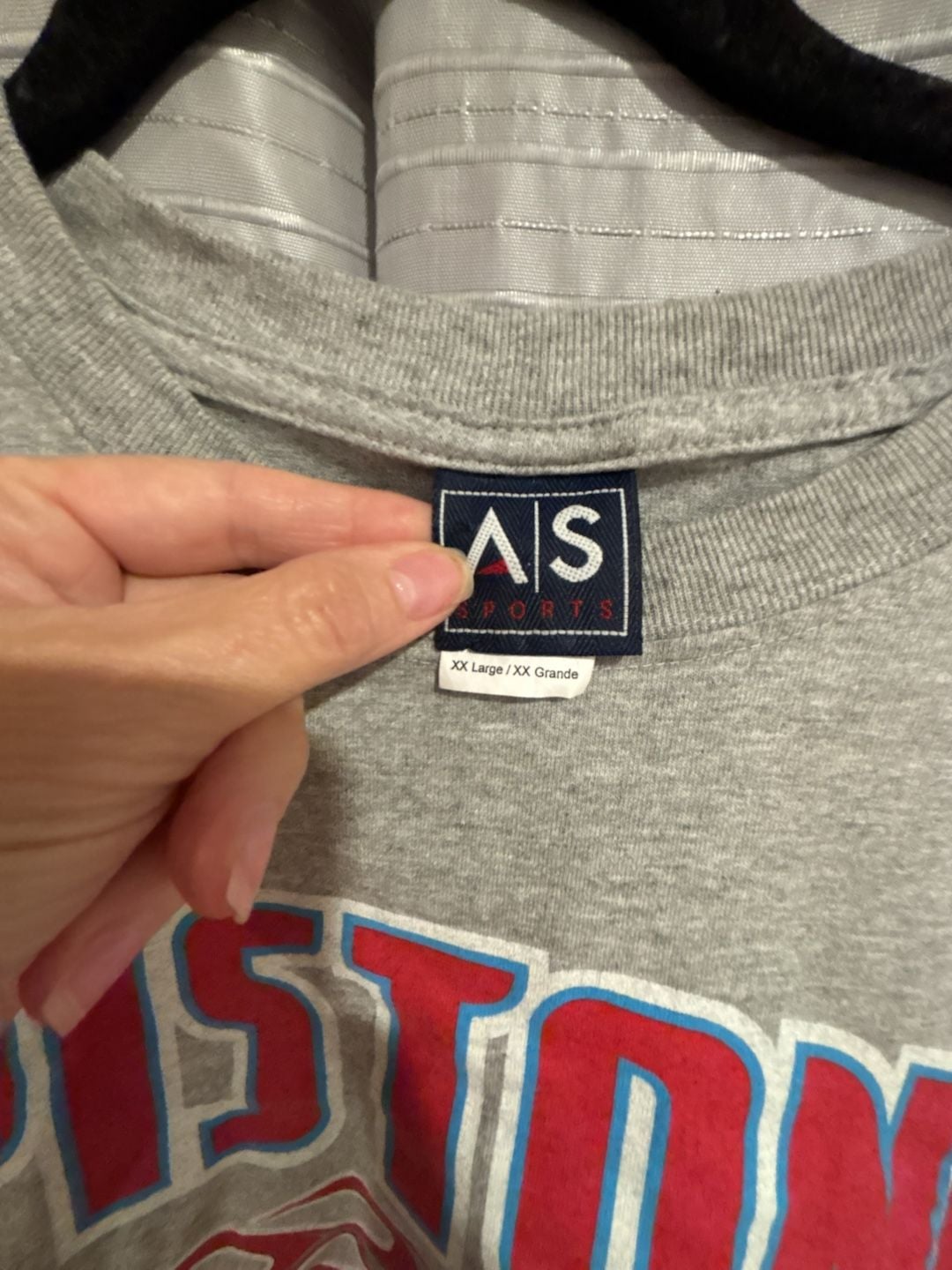 AS Sports Detroit Pistons T-Shirt Size XX-Large Grey Basketball Tee 4