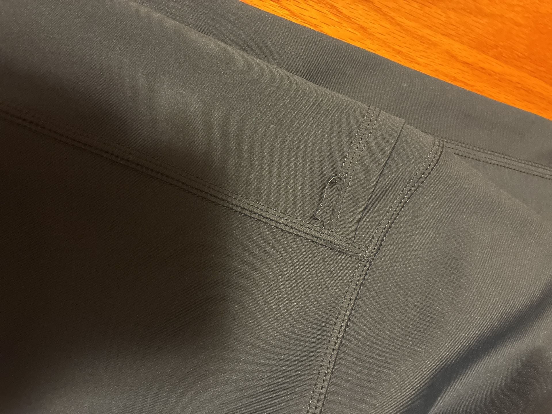 Leg3nd Workout Leggings Size M Blue Athletic Pocket Pants 3