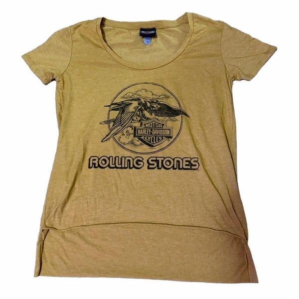 Harley-Davidson Rolling Stones Jet Eagle T-Shirt Size XS