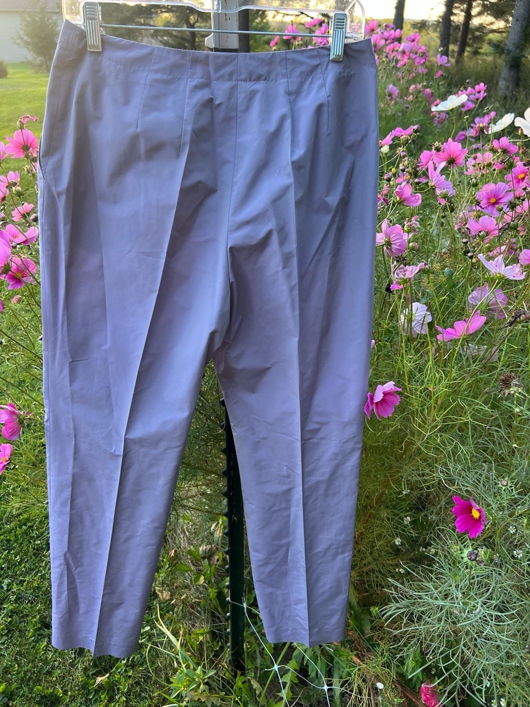 Cerruti 1881 Size 38 Purple Polyester Dress Pants 5