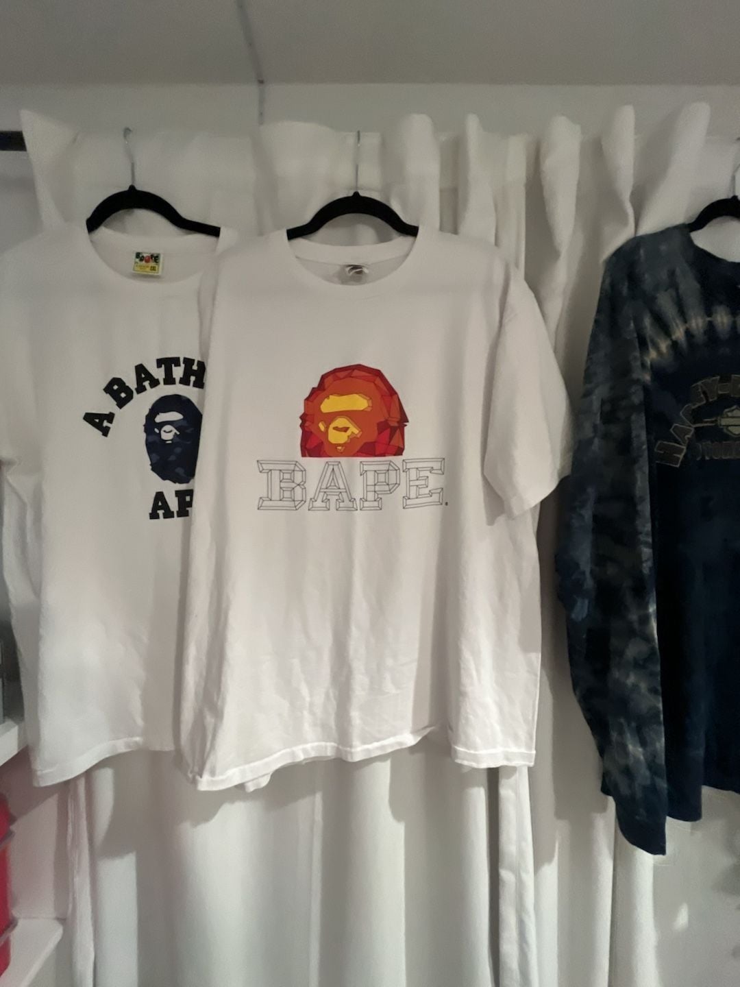 A Bathing Ape Polygon Ape Head Tee Size 2XL White 2