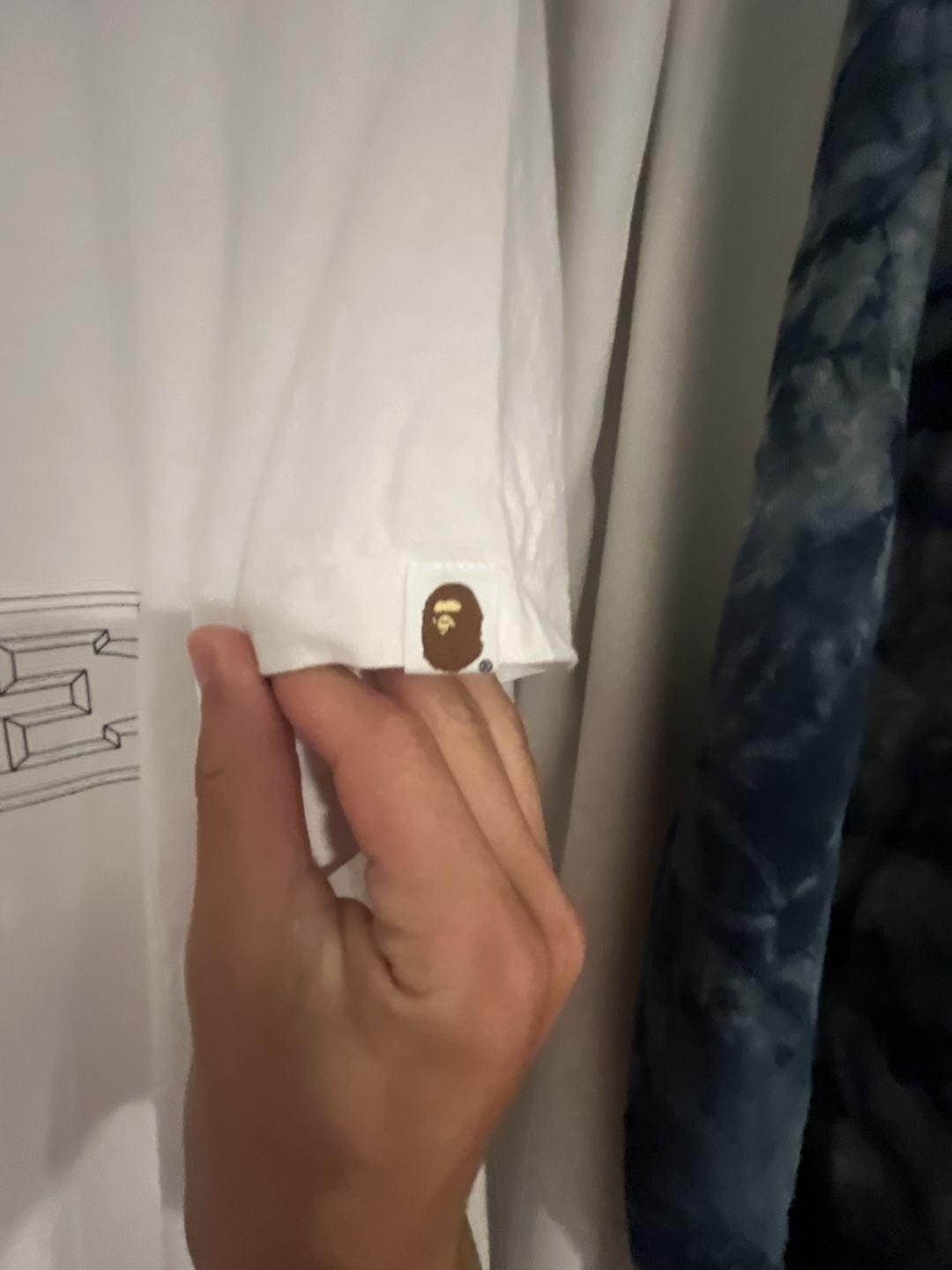 A Bathing Ape Polygon Ape Head Tee Size 2XL White 4