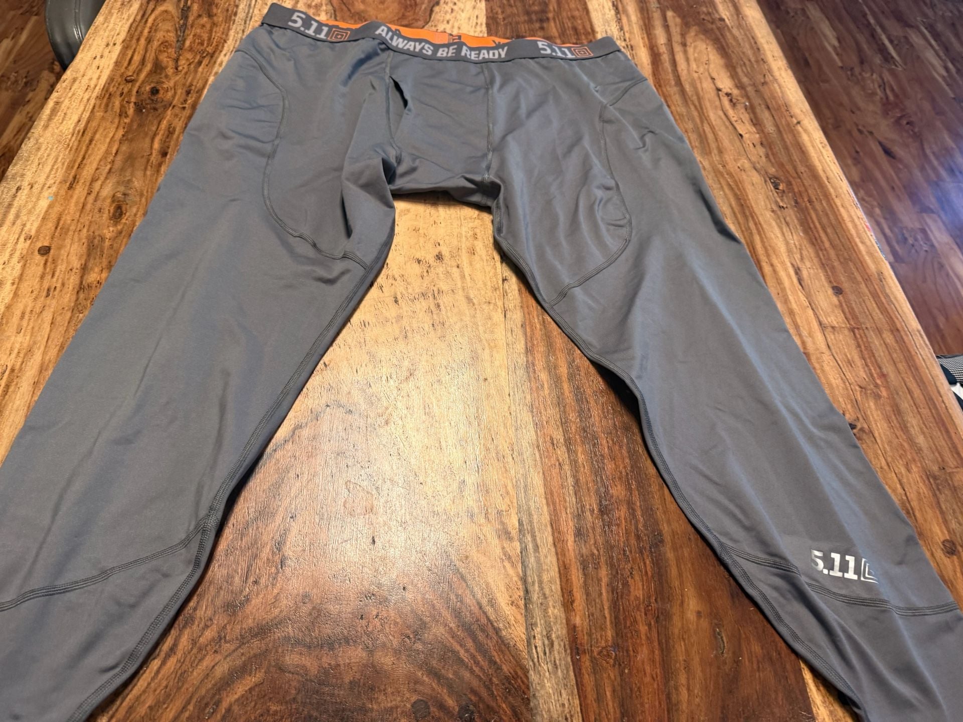 5.11 Tactical Series Base Layer Pants 3X-Large Gray Performance Tights 2