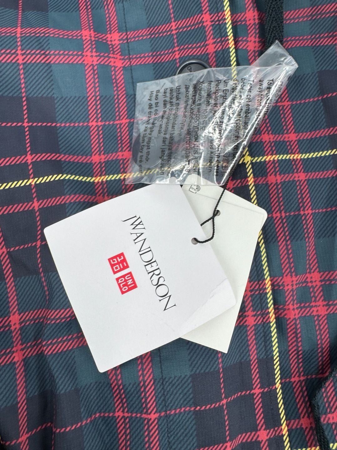 JW Anderson Plaid Hooded Jacket Red Green Tartan 4