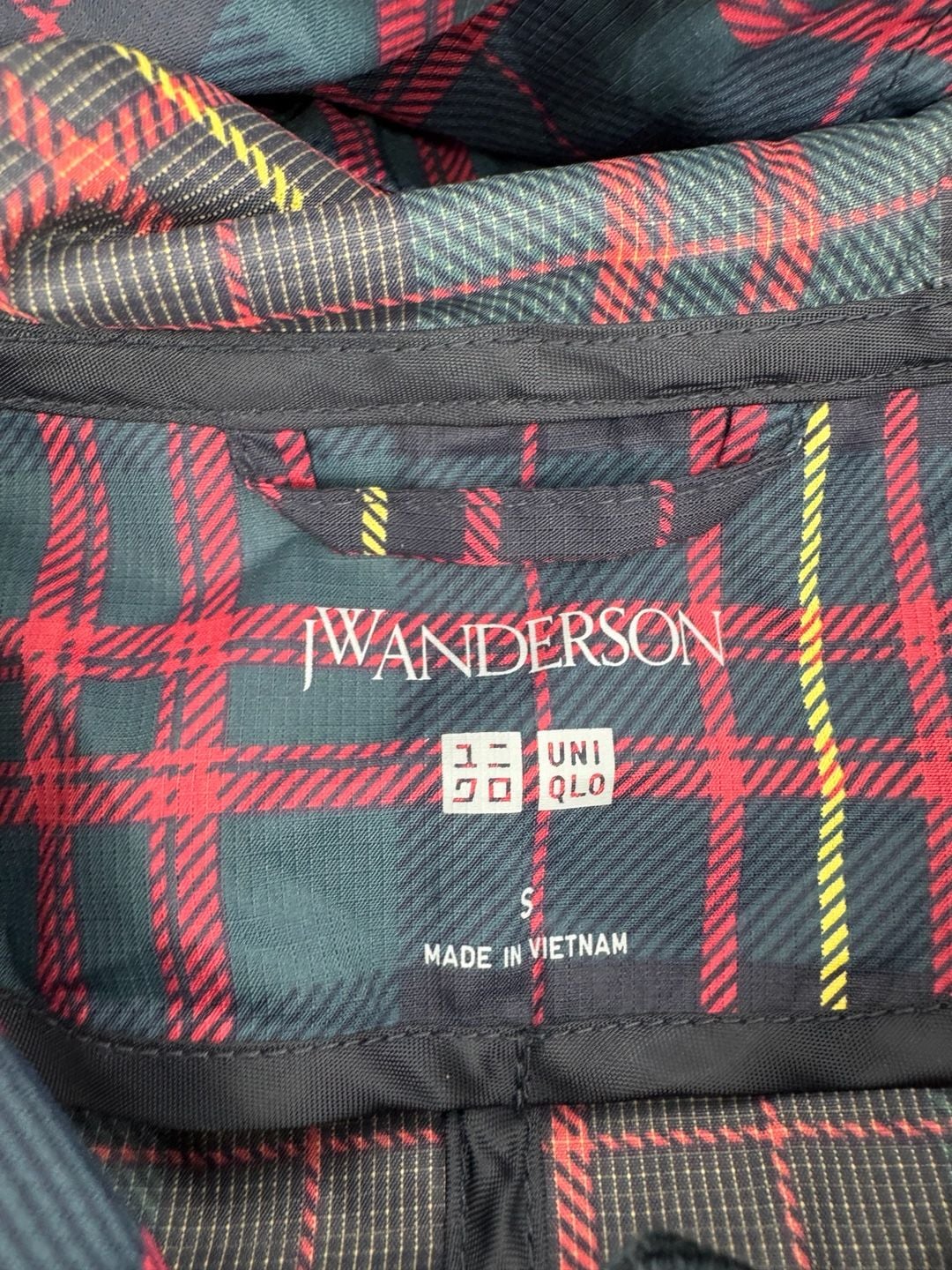 JW Anderson Plaid Hooded Jacket Red Green Tartan 5
