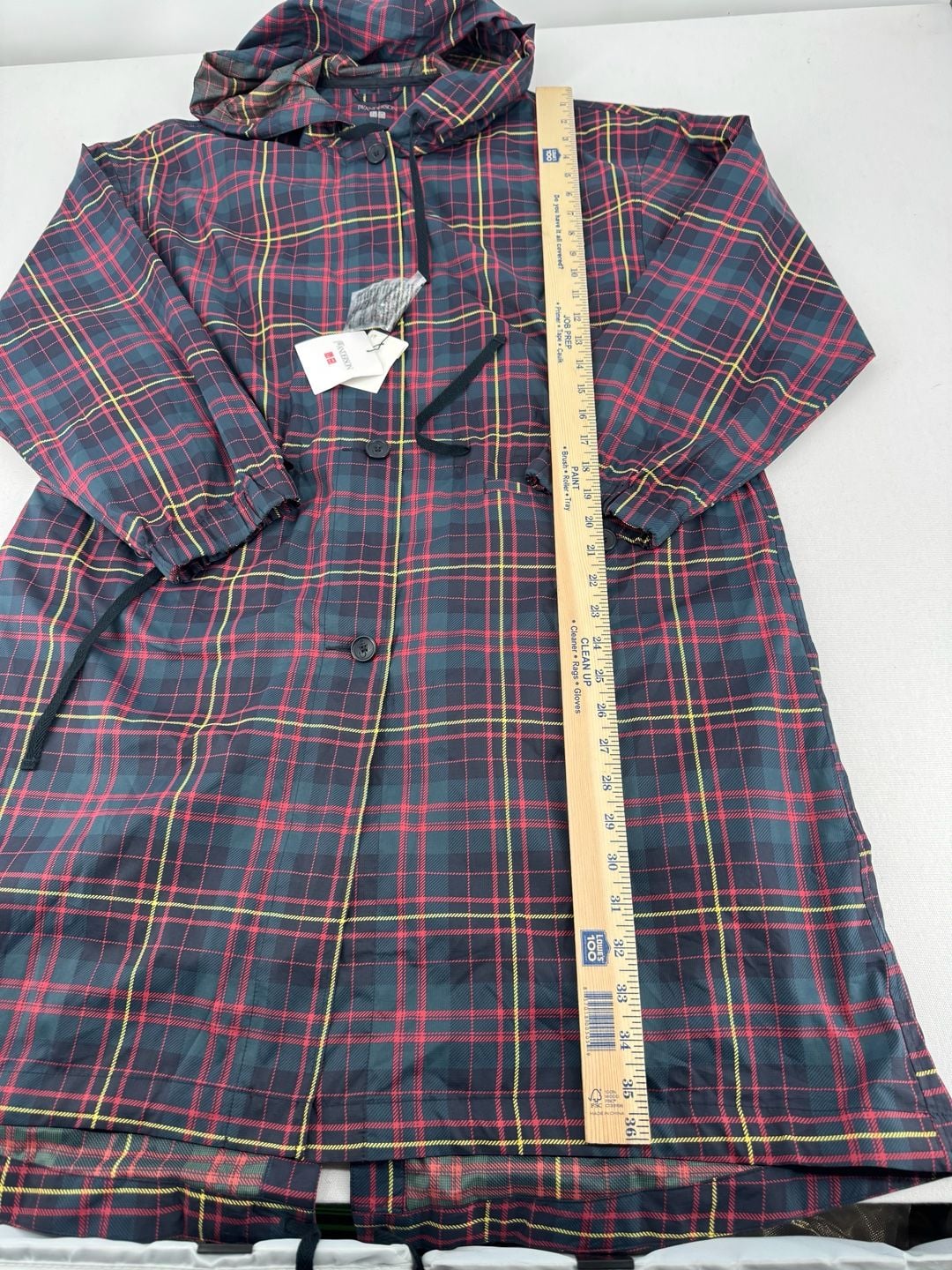 JW Anderson Plaid Hooded Jacket Red Green Tartan 6