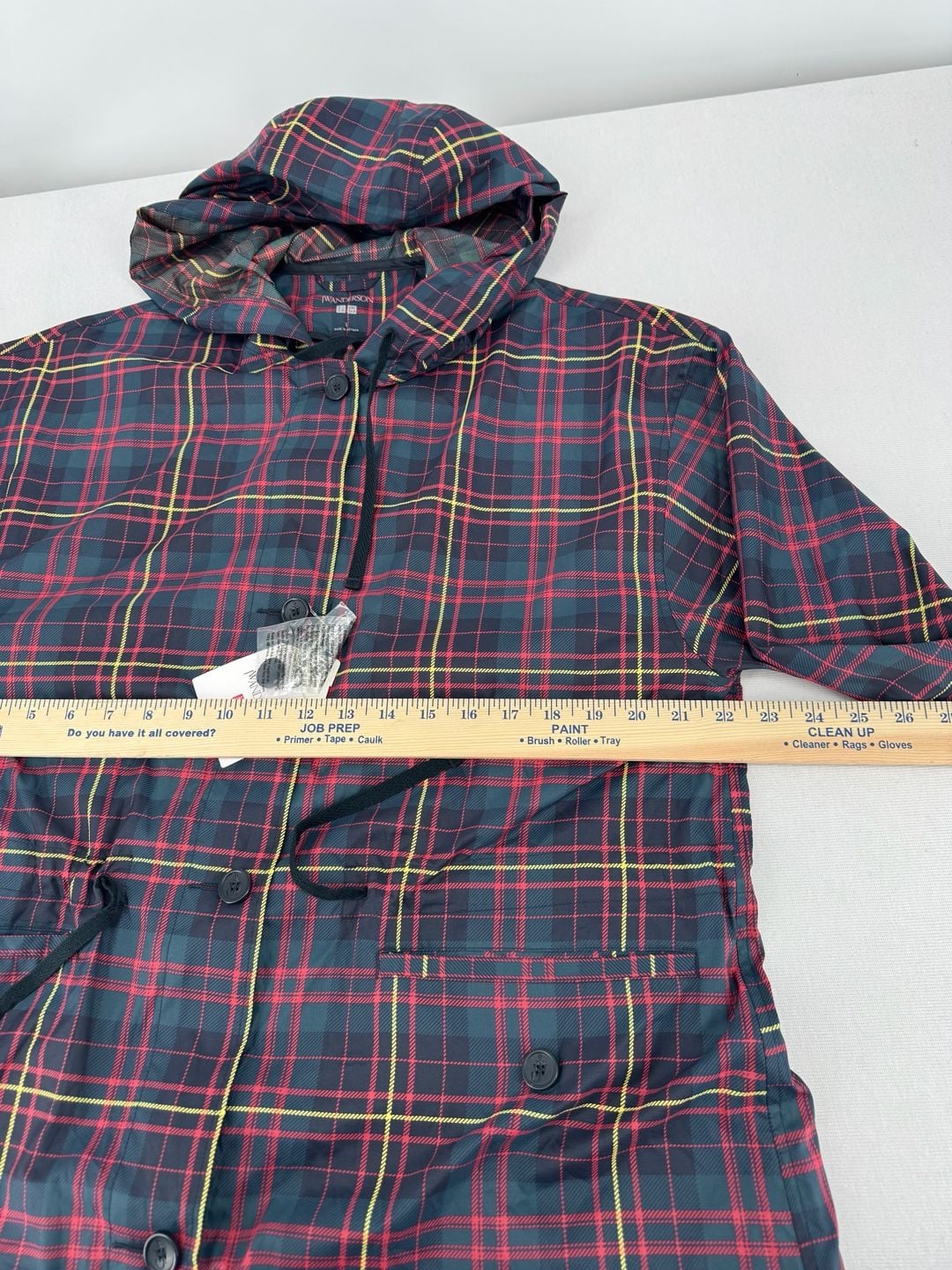 JW Anderson Plaid Hooded Jacket Red Green Tartan 7
