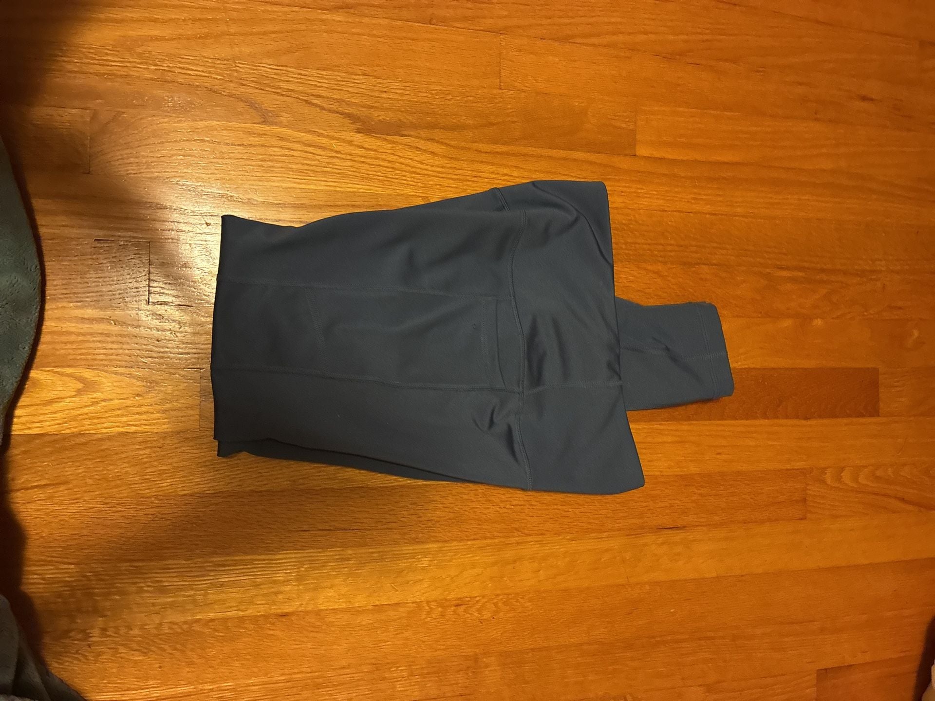 Leg3nd Workout Leggings Size M Blue Athletic Pocket Pants 8