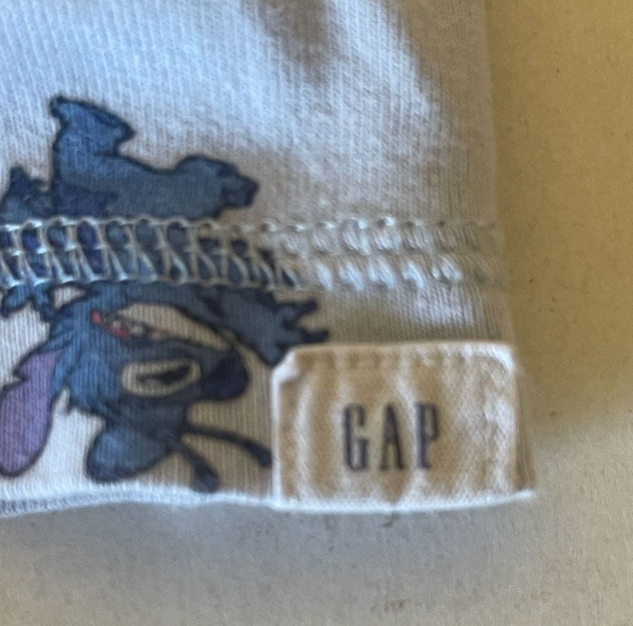 Gap Kids Disney Stitch Pajama Set Size 10 Blue Cotton 4