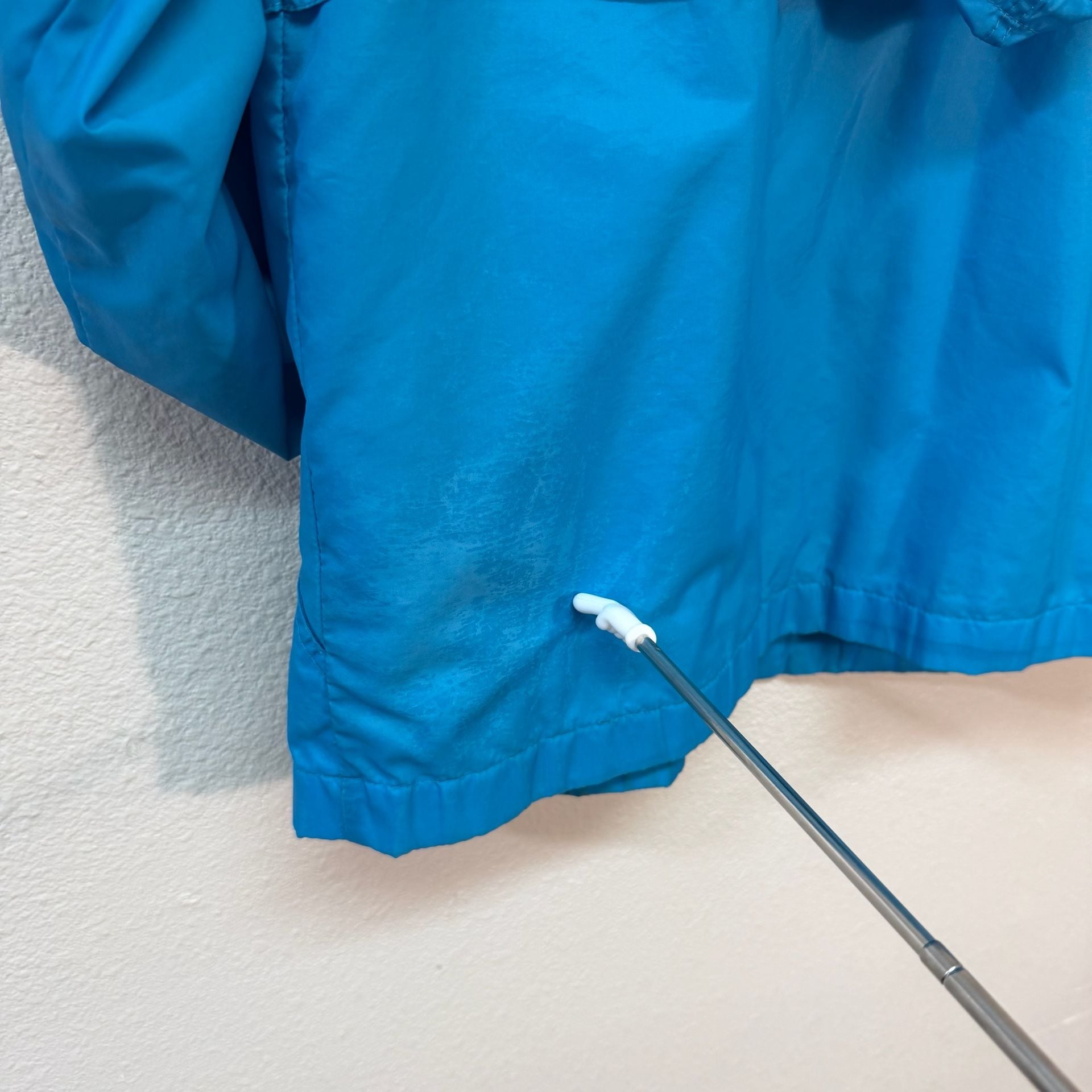 Pacific Trail Windbreaker Jacket Size M Blue Full Zip Vintage 9