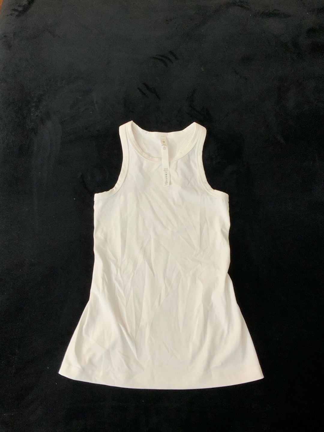 Lululemon Align Hip-Length Racerback Size 4 White Tank Top 2