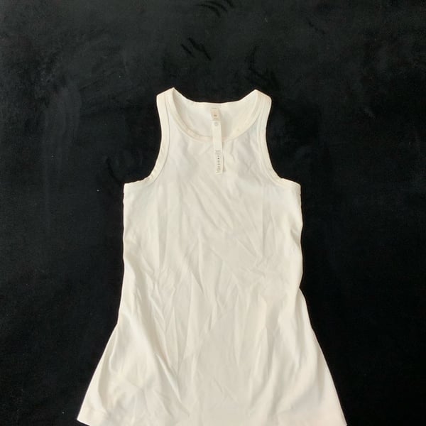 Lululemon Align Hip-Length Racerback Size 4 White Tank Top