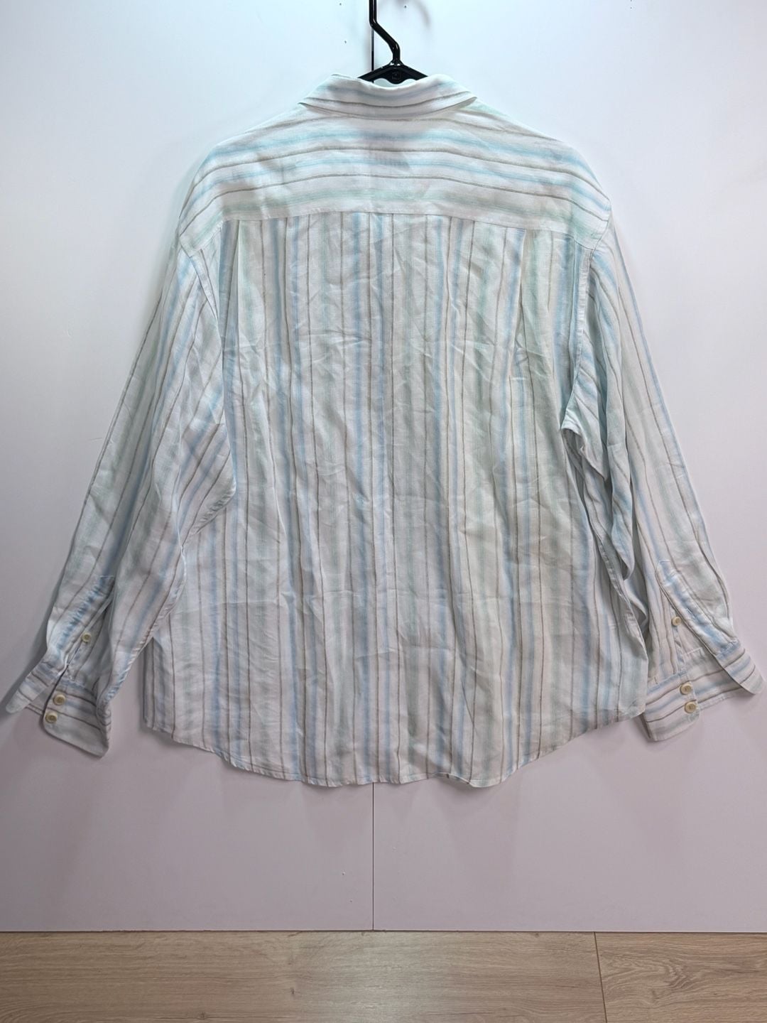 Tommy Bahama Button Up Shirt XL Striped Linen 3