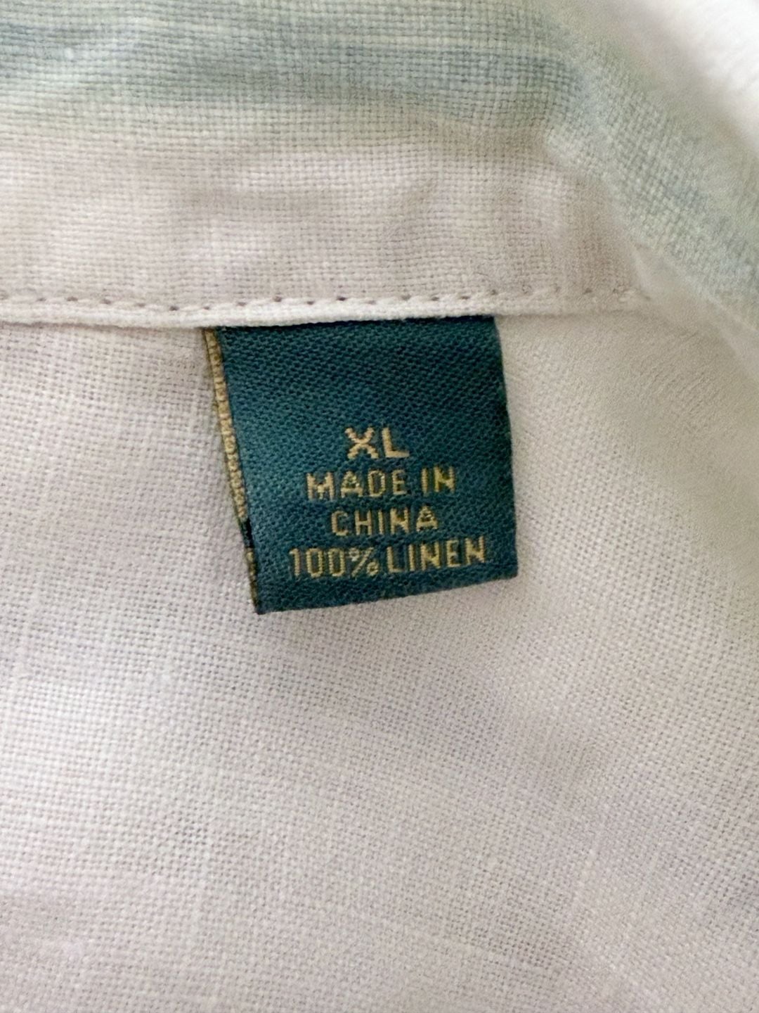Tommy Bahama Button Up Shirt XL Striped Linen 5