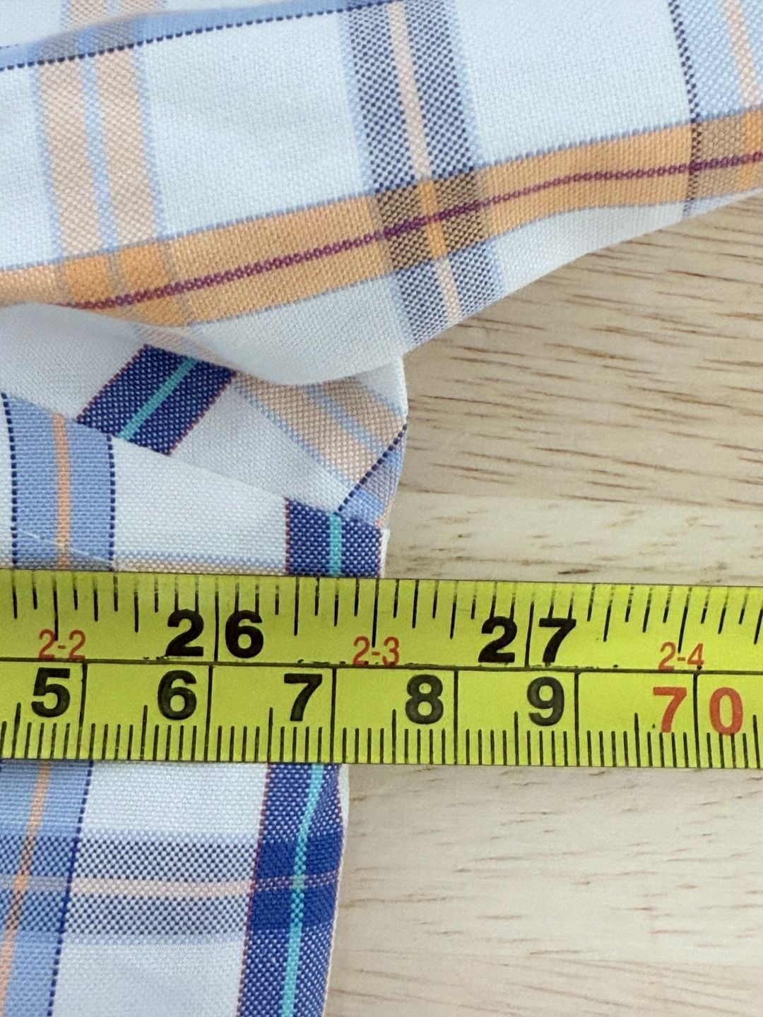 Orvis Button Down Shirt XL Plaid Short Sleeve Cotton 5