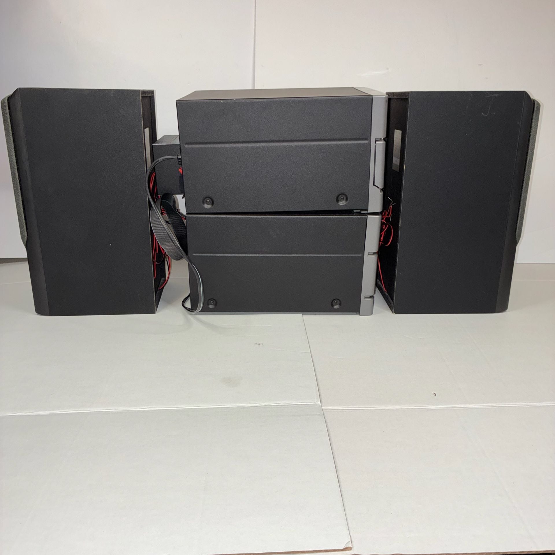 Vintage Denon D-C30 Hi-Fi Stereo 6 Disc CD Changer Cassette Speakers (Tested) 3
