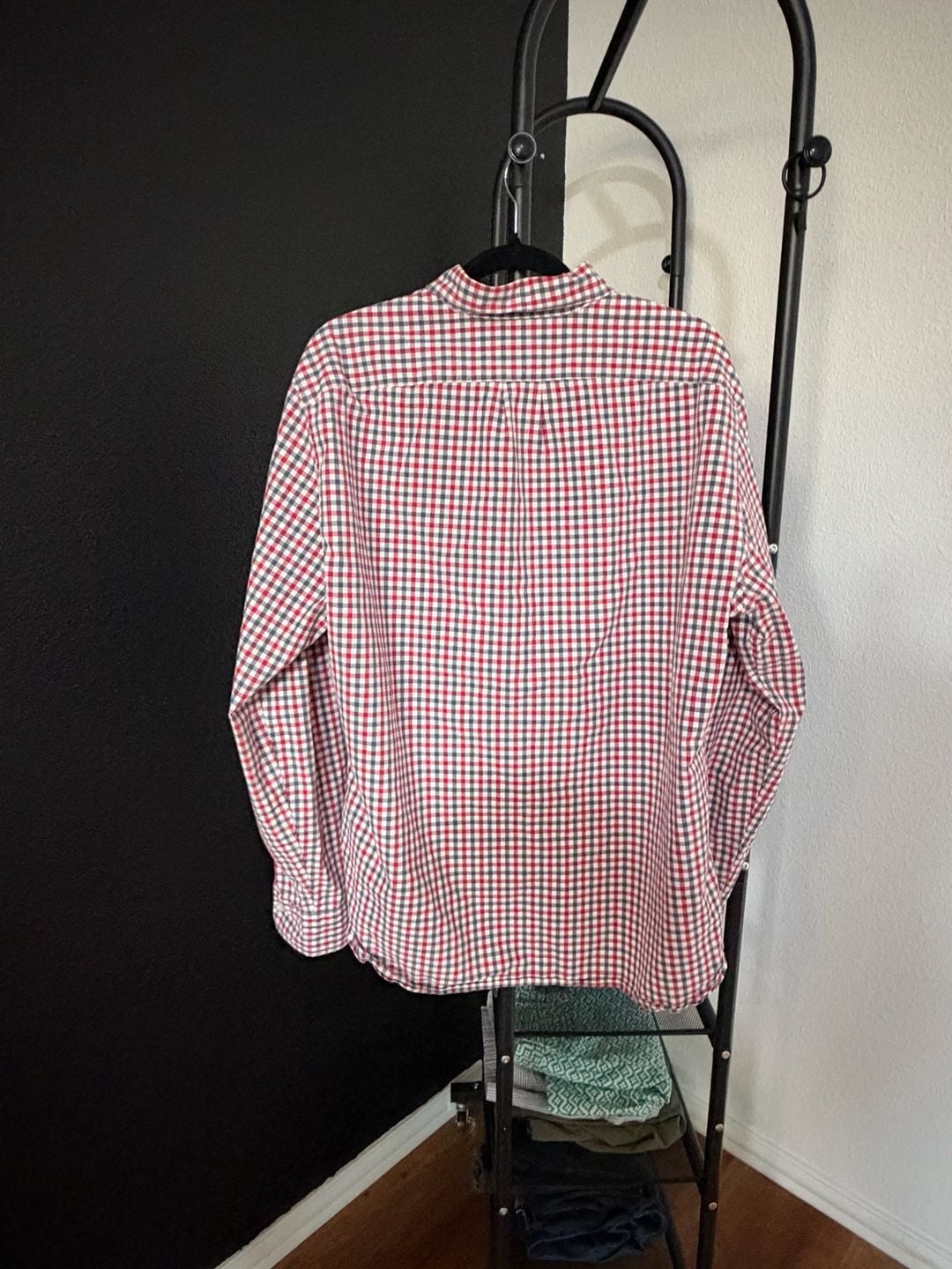 J.Crew Classic Fit Gingham Button Down Shirt Size XL Red Blue Plaid 3