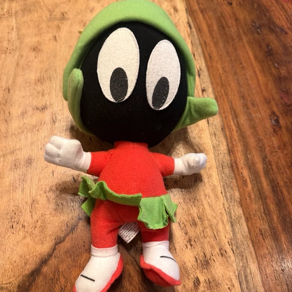 Nanco Looney Tunes Marvin The Martian Plush Toy Stuffed Animal