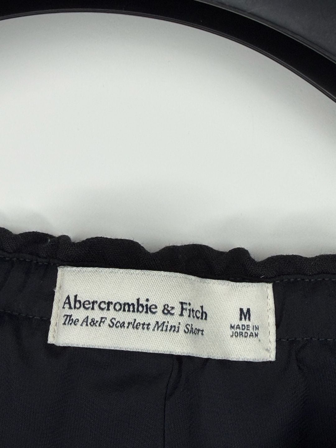 Abercrombie & Fitch The A&F Scarlett Mini Short Size M Black 4