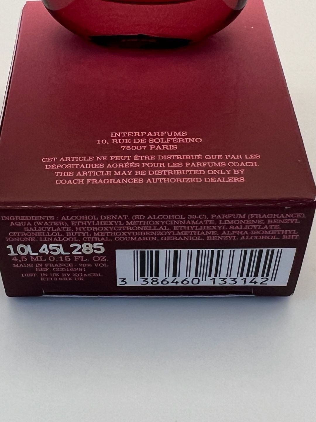 Coach Wild Rose Eau De Parfum 0.15 Fl. Oz. Mini Perfume 7